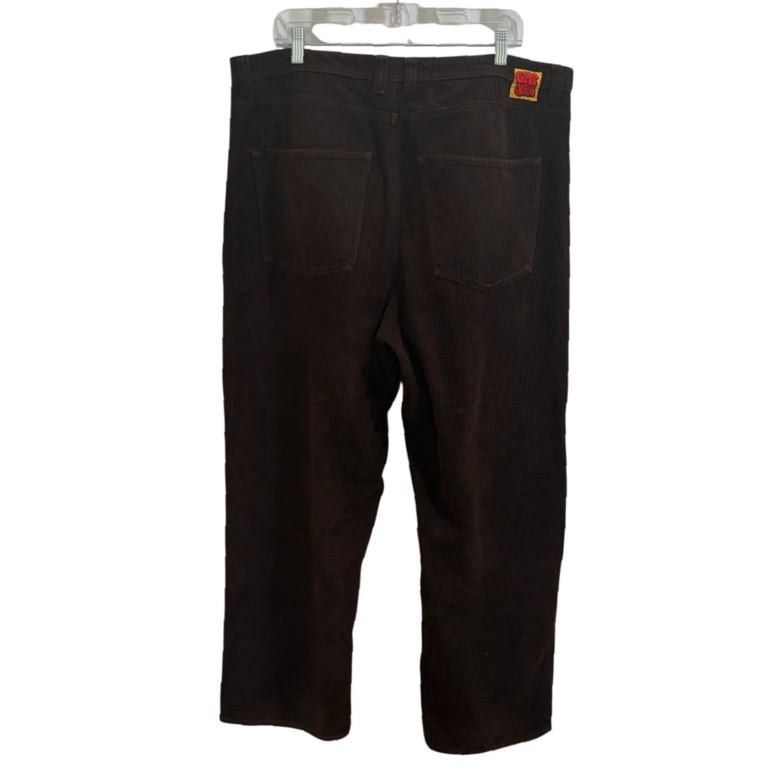 Empyre VINTAGE Empyre Brown Corduroy Straight Leg 5-Pocket Mens 36x29 Relaxed Baggy Inseam 29 Y2k Hipster Size US 36 / EU 52 - 2 Thumbnail