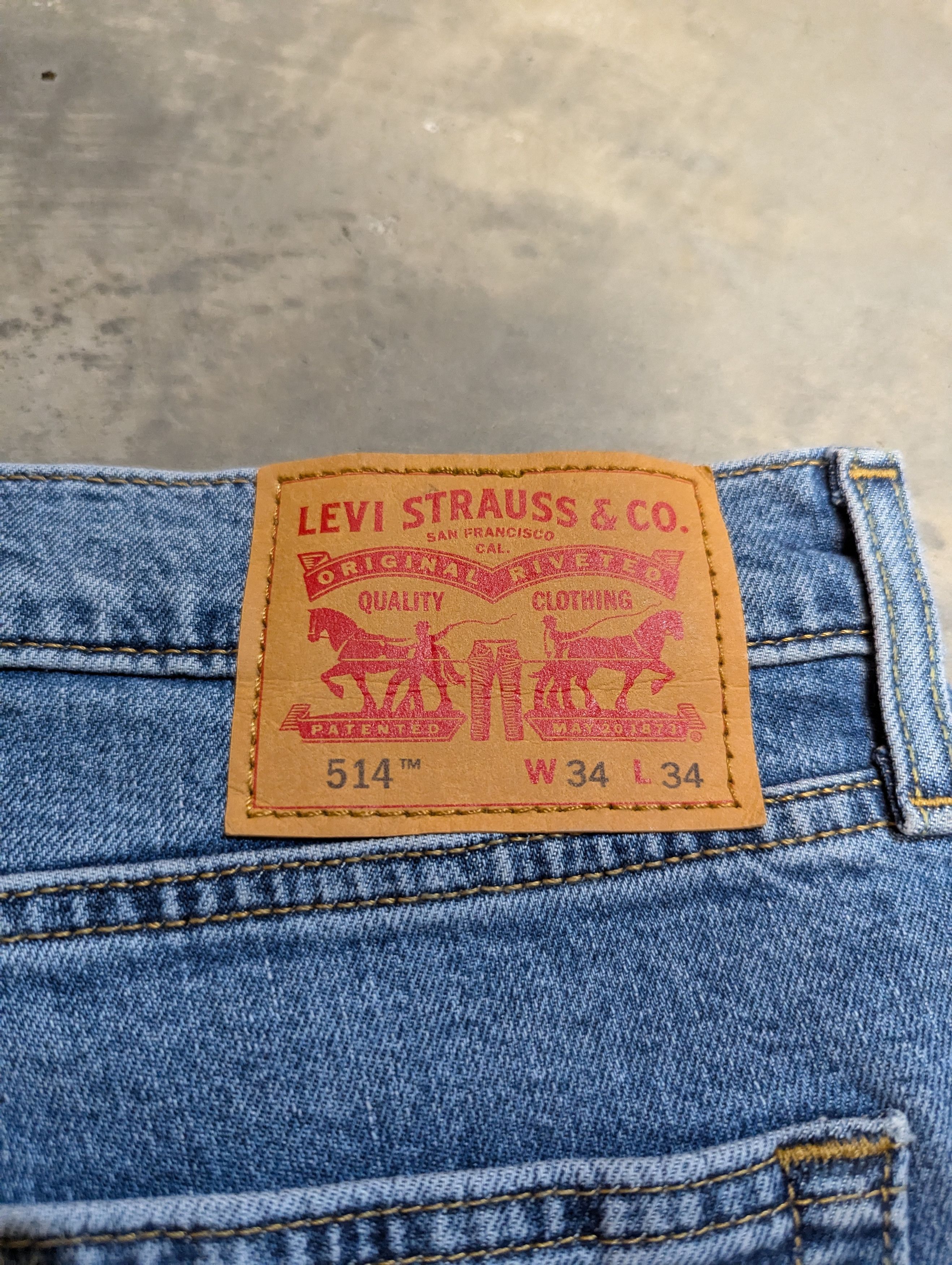 Levi's Levi's 514 denim 34X34 Size US 34 / EU 50 - 3 Thumbnail