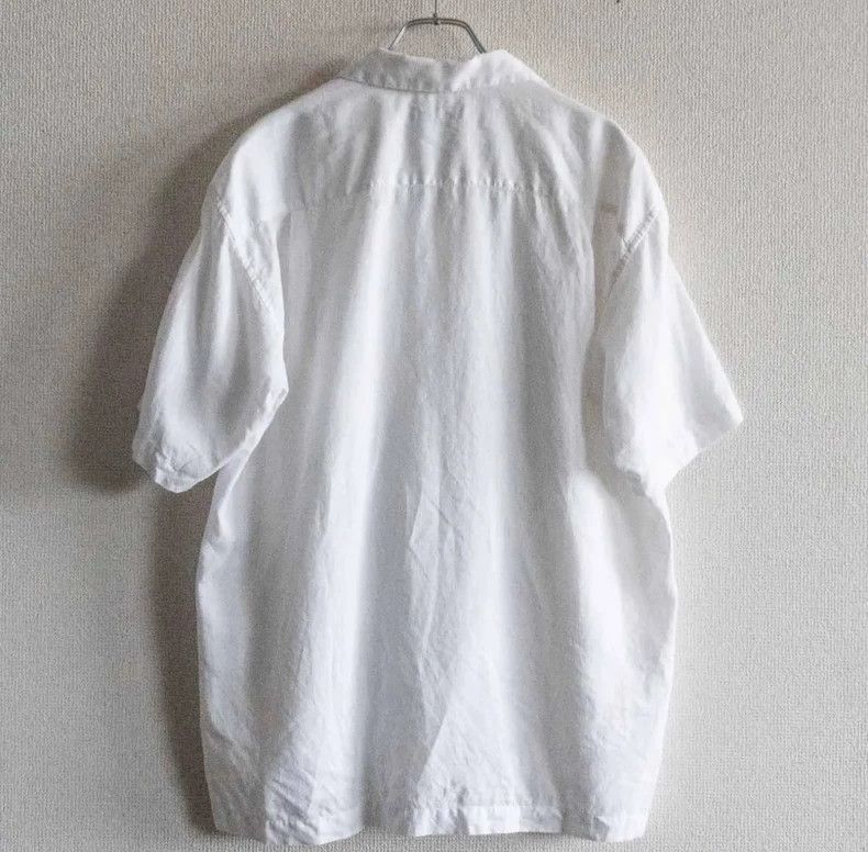 Issey Miyake issey miyake size:2 Linen short-sleeved shirt Size US M / EU 48-50 / 2 - 3 Thumbnail