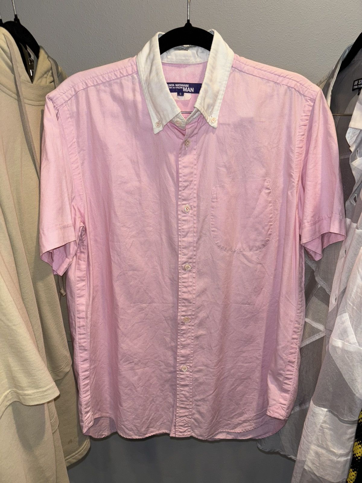 Comme des Garcons × Junya Watanabe Junya Watanabe AW07 Pink Button Up Shirt 👕 Size US S / EU 44-46 / 1 - 6 Thumbnail