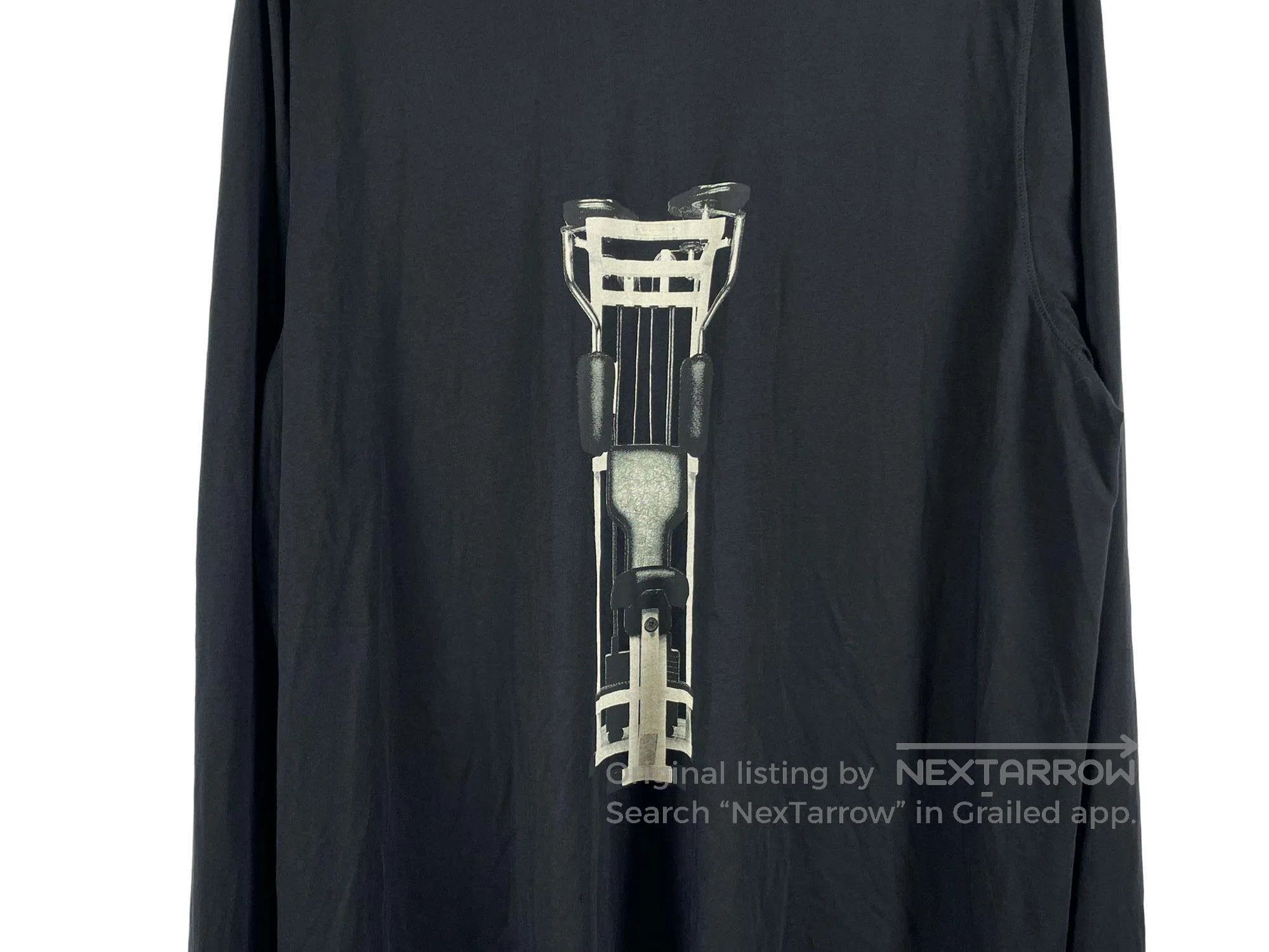 Rick Owens RICK OWENS High-Neck Printed Long Sleeve Size US L / EU 52-54 / 3 - 5 Thumbnail