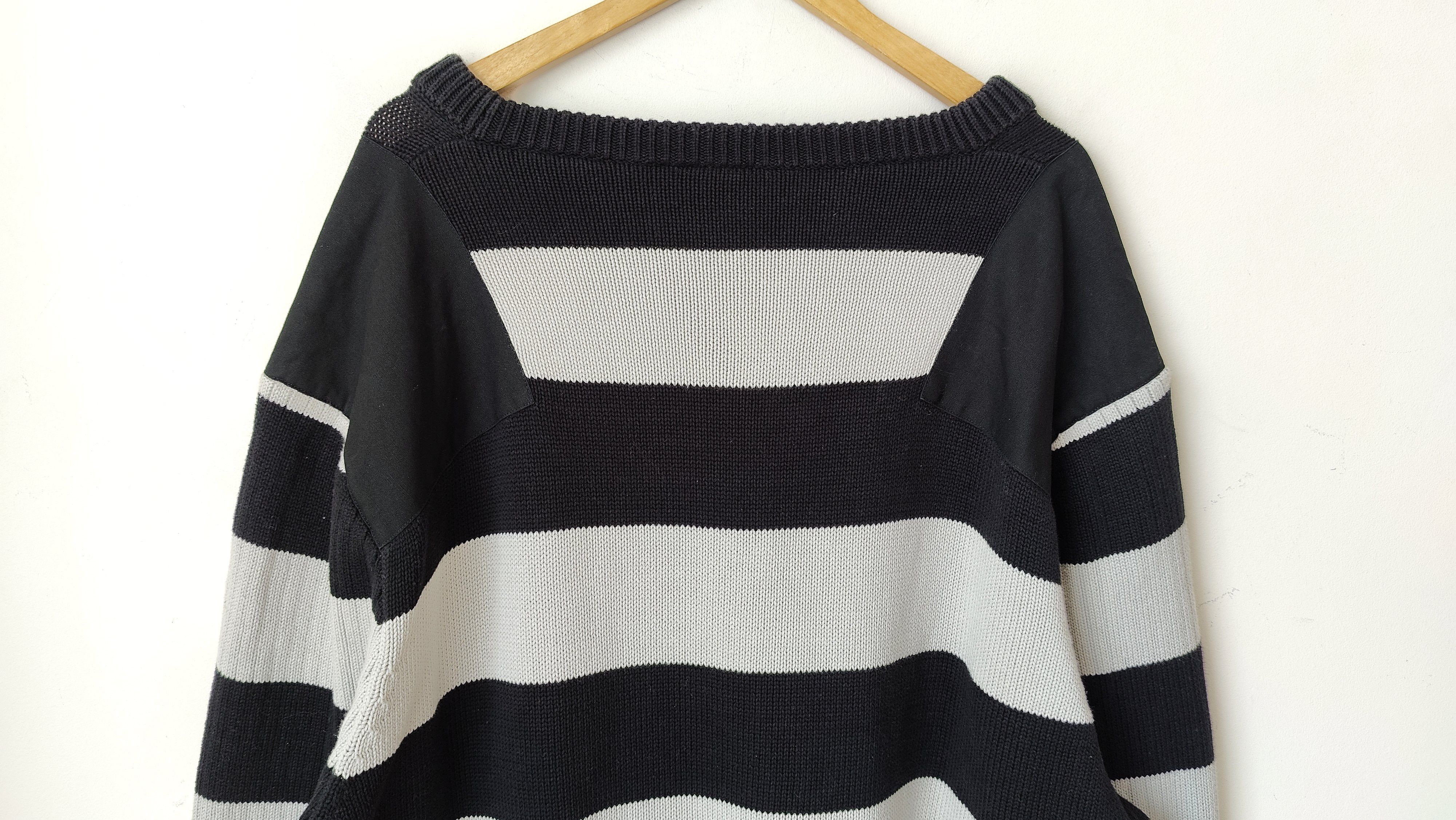 Liam Hodges RARE Liam Hodges Cotton Stripe Oversized Knit Sweater Size US XL / EU 56 / 4 - 10 Thumbnail