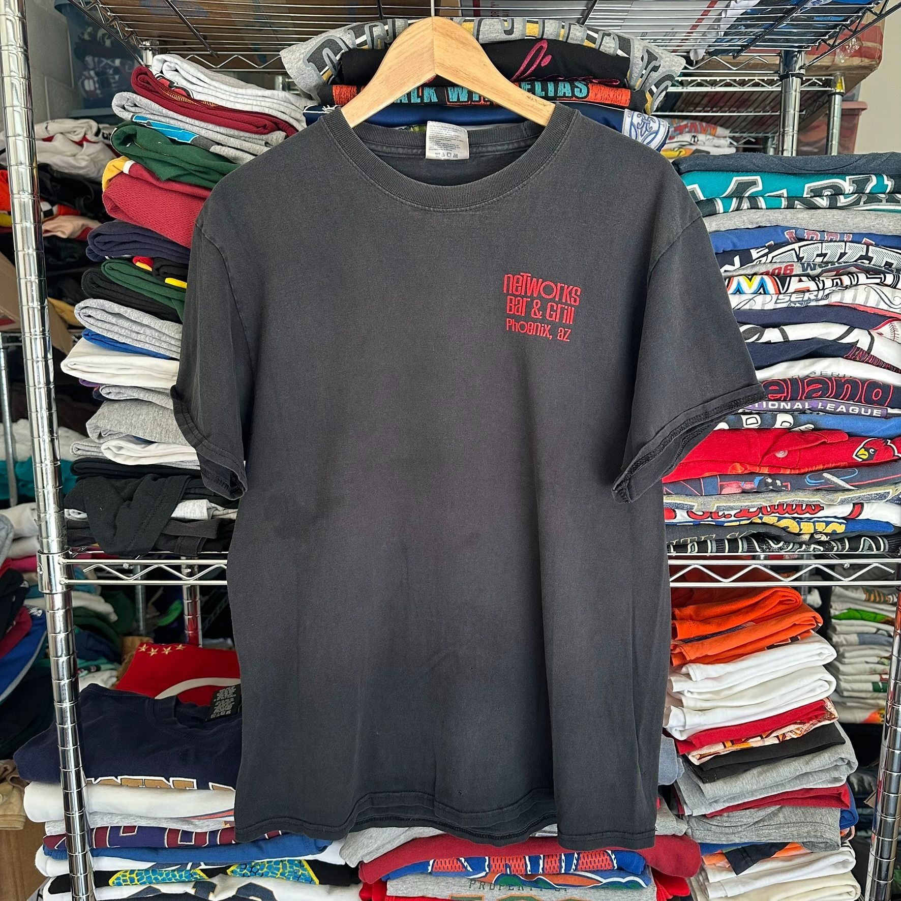 Vintage Vintage Y2K Day Drinking Humor T-Shirt Faded Black Grunge Sk Size US L / EU 52-54 / 3 - 3 Thumbnail