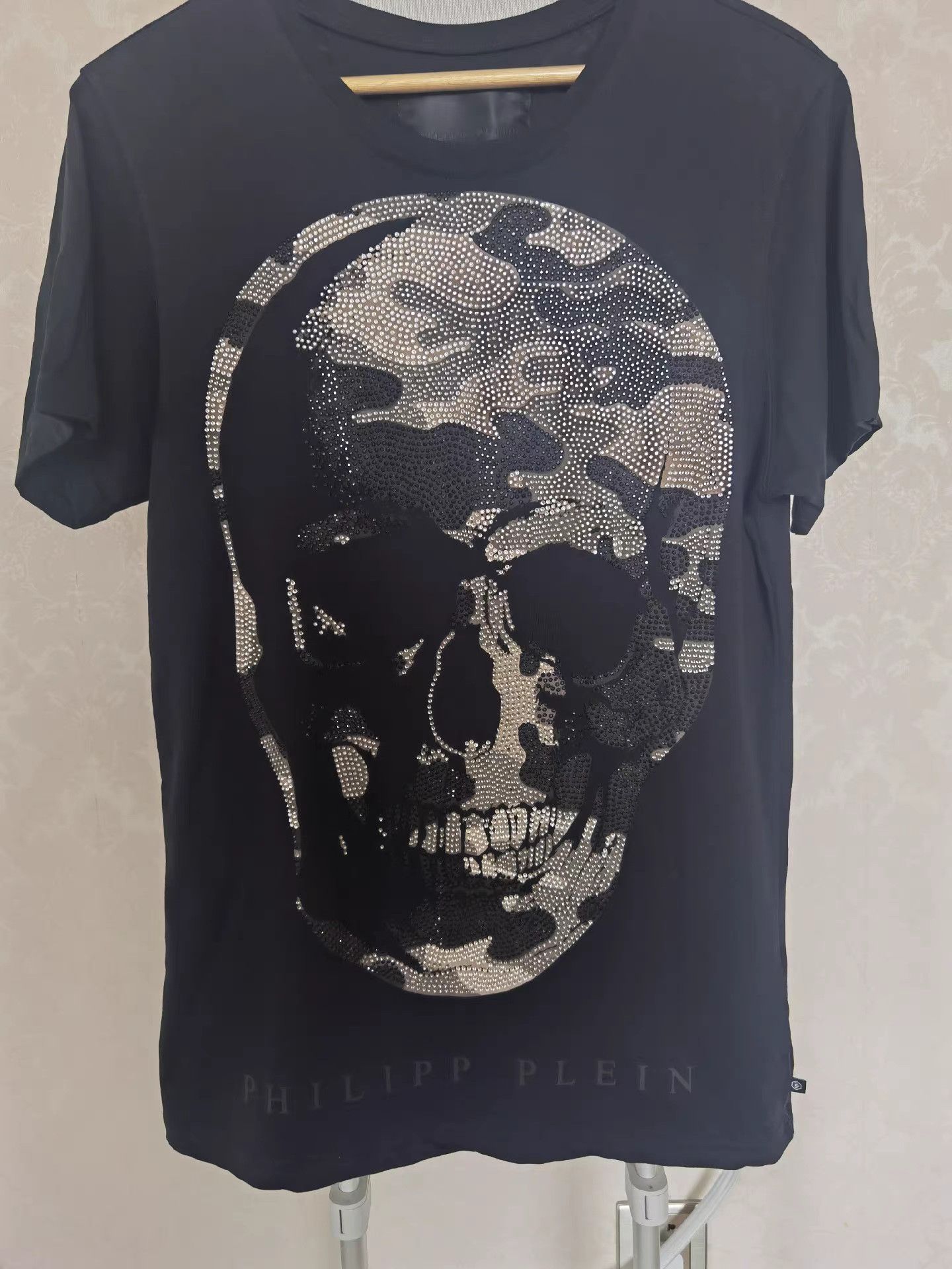 Philipp Plein Philipp Plein Rhinestone T-Shirt K17 Size US M / EU 48-50 / 2 - 1 Thumbnail