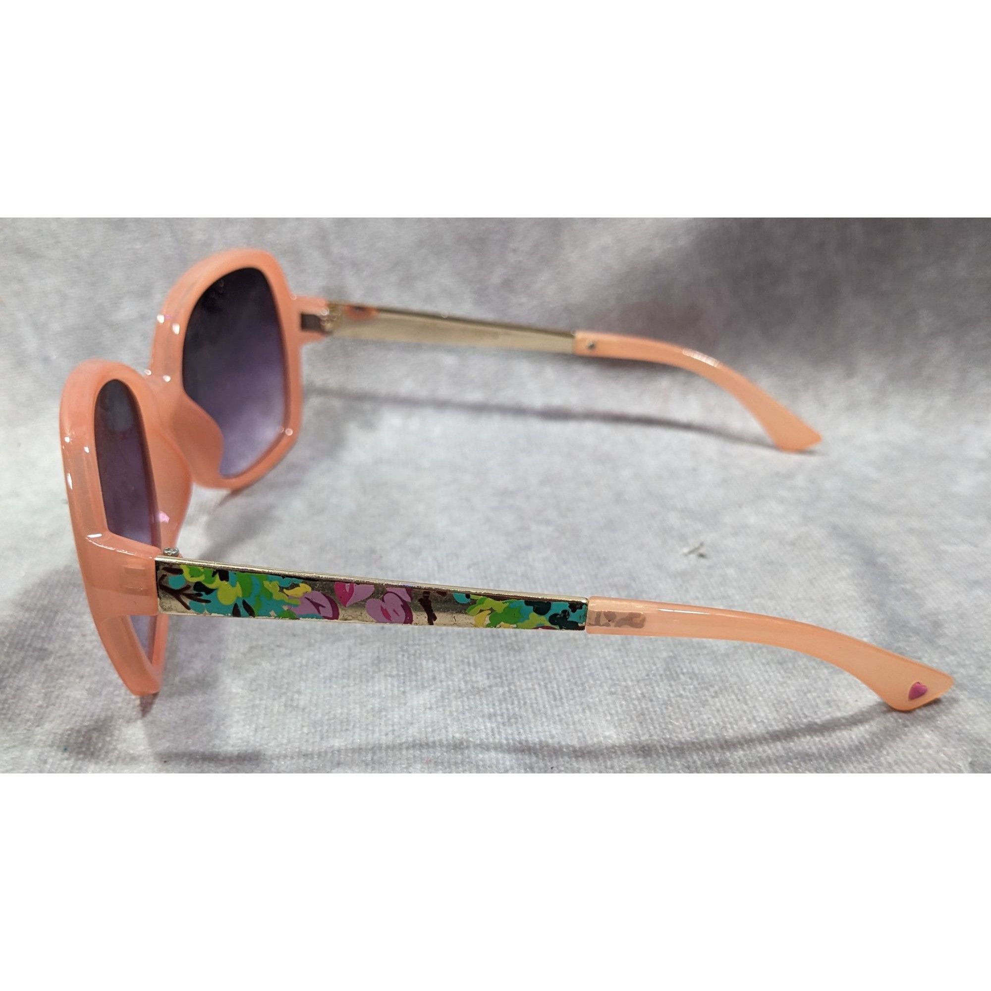 Betsey Johnson Betsey Johnson Fairycore Floral And Peach Sunglasses Size ONE SIZE - 5 Thumbnail