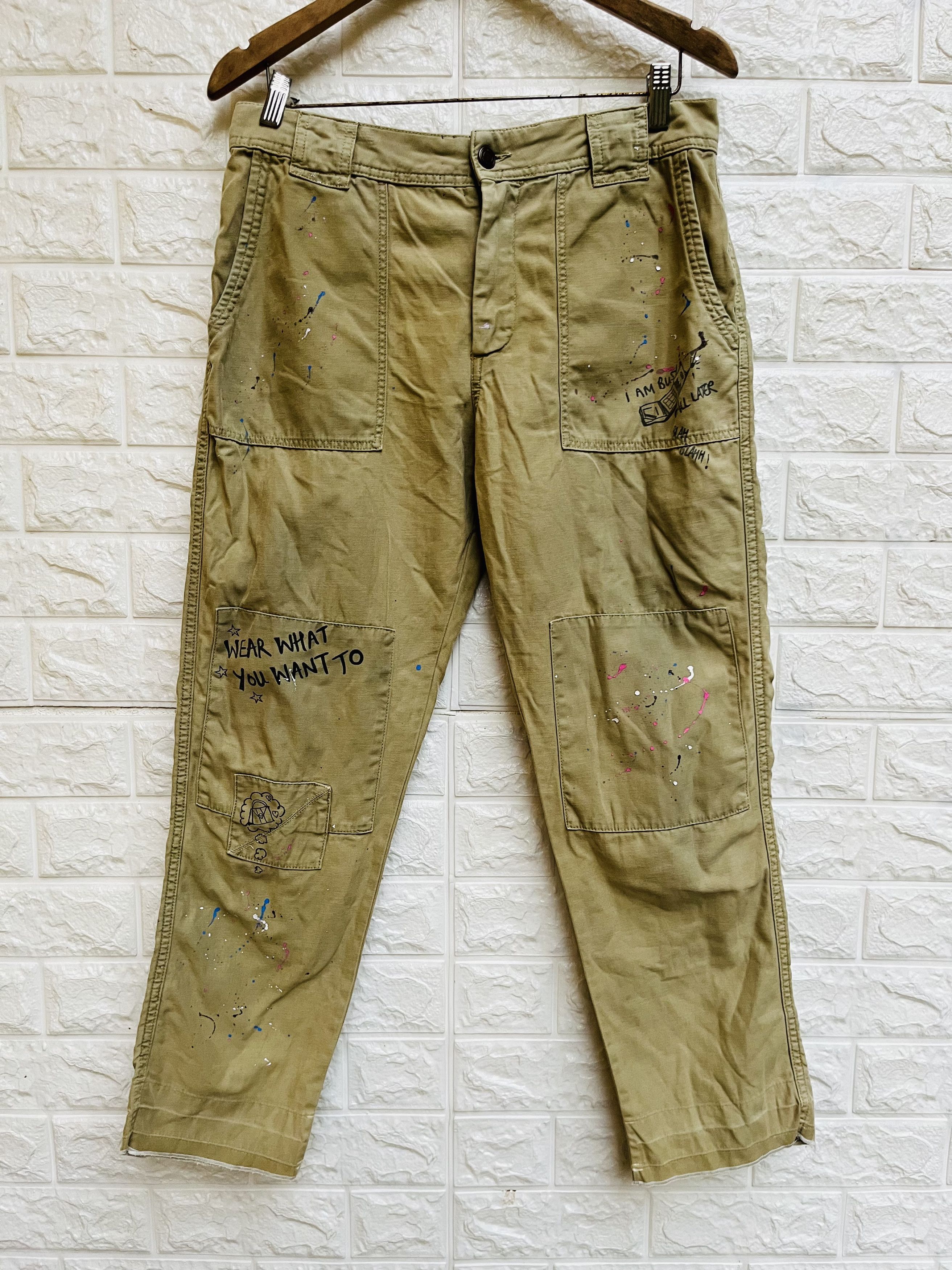 Japanese Brand × Vintage Vintage Zara Bush Pant Japanese Designer Fashion Style Size US 30 / EU 46 - 1 Thumbnail
