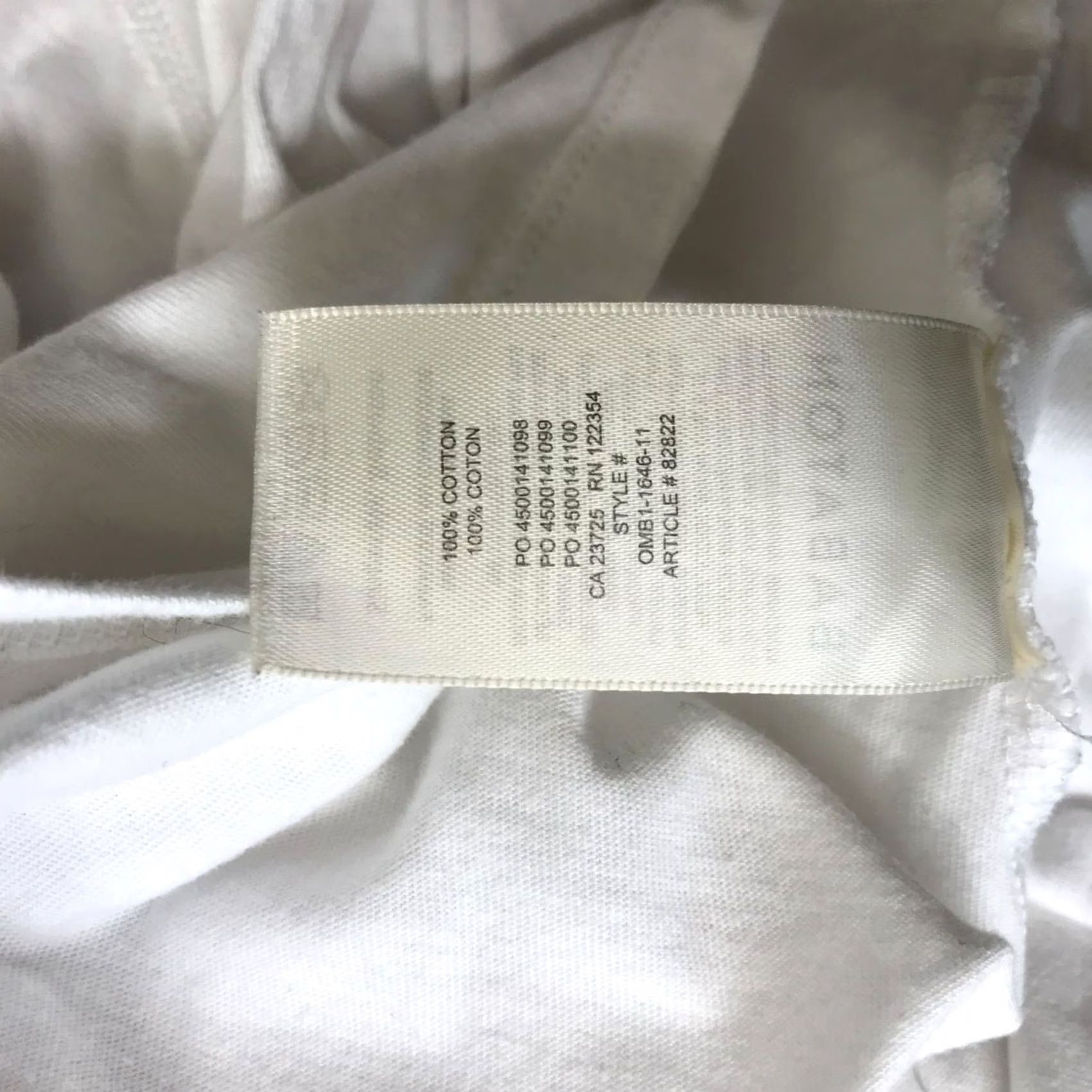 Vintage BABATON Shirt Womens XS White Short Sleeve Padded Shoulder V Neck Cotton Size XS / US 0-2 / IT 36-38 - 8 Thumbnail