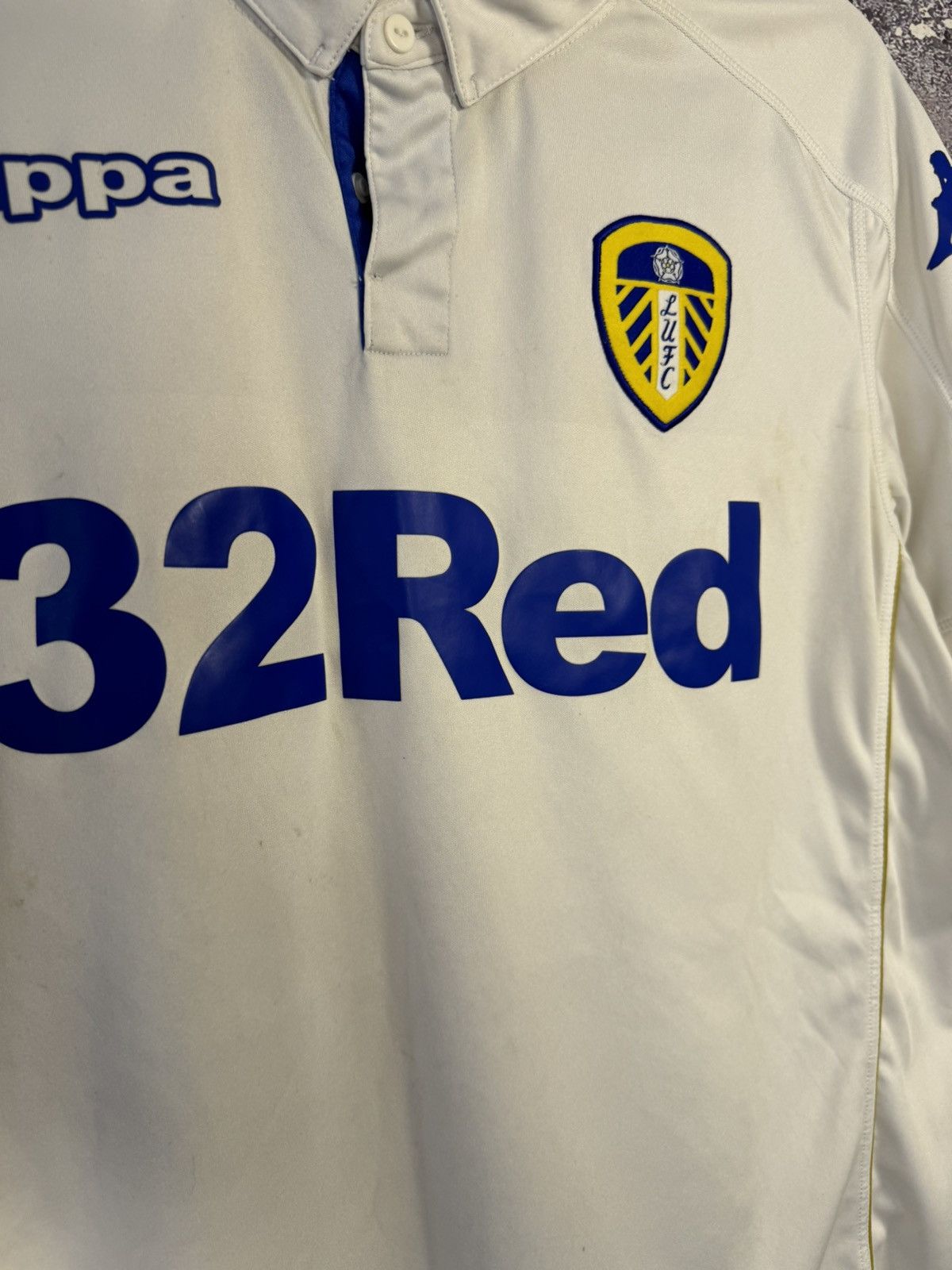 Kappa × Vintage Vintage Leeds United 2016/17 Kappa Jersey blokcore Size US M / EU 48-50 / 2 - 8 Thumbnail