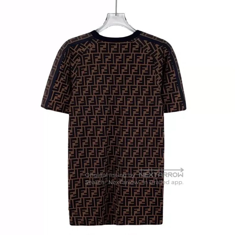 Fendi Fendi Cotton round neck short-sleeve T-shirt Size XS / US 0-2 / IT 36-38 - 2 Thumbnail