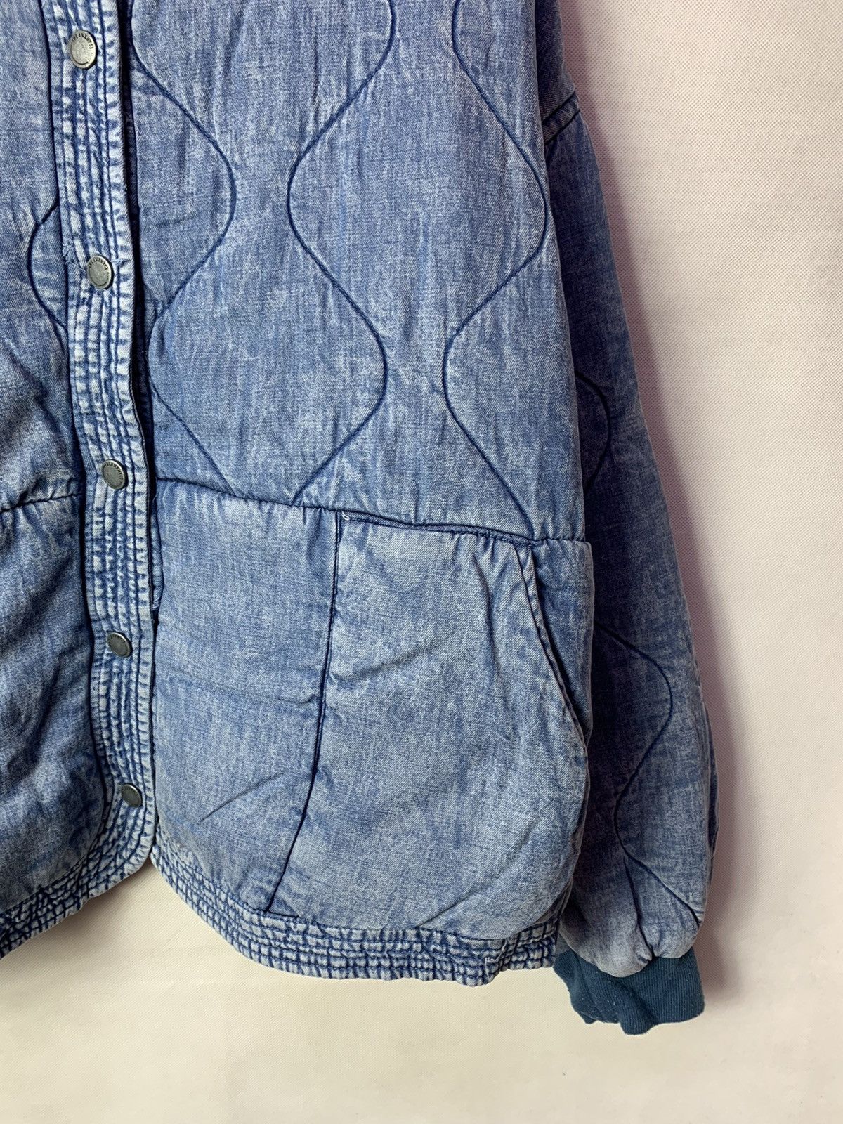 BLANKNYC 🔥Blank NYC Quilted Denim Style Bomber Jacket Oversize Size US S / EU 44-46 / 1 - 4 Thumbnail