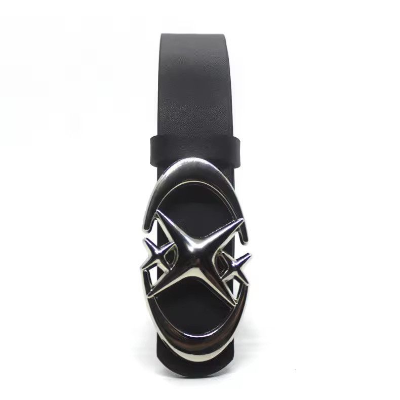 Japanese Brand Black Triple Star Belt Size ONE SIZE - 2 Thumbnail