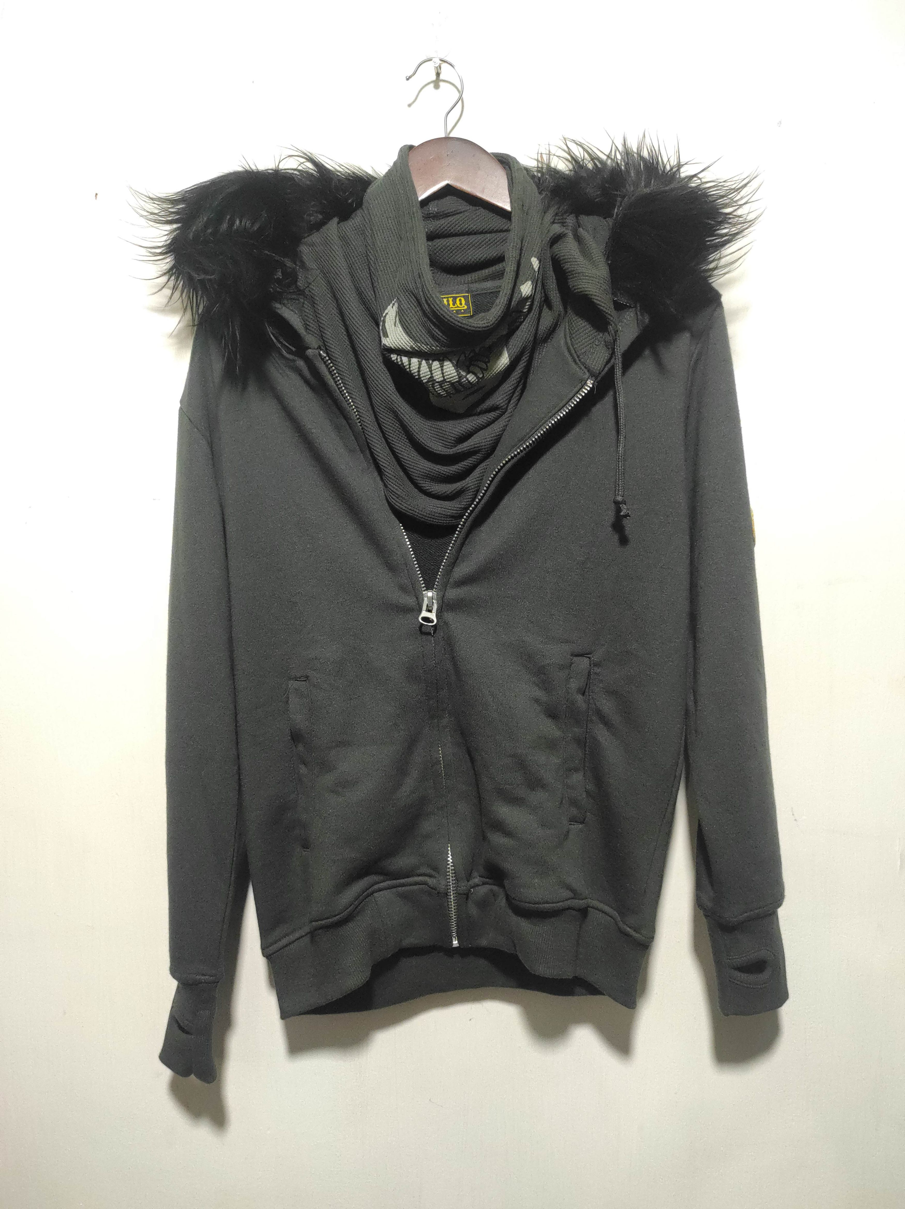 Hysteric Glamour Estilo Mask Skull Zipper Fur Hoodie IfSixWasNine LGB style Size US M / EU 48-50 / 2 - 17 Thumbnail