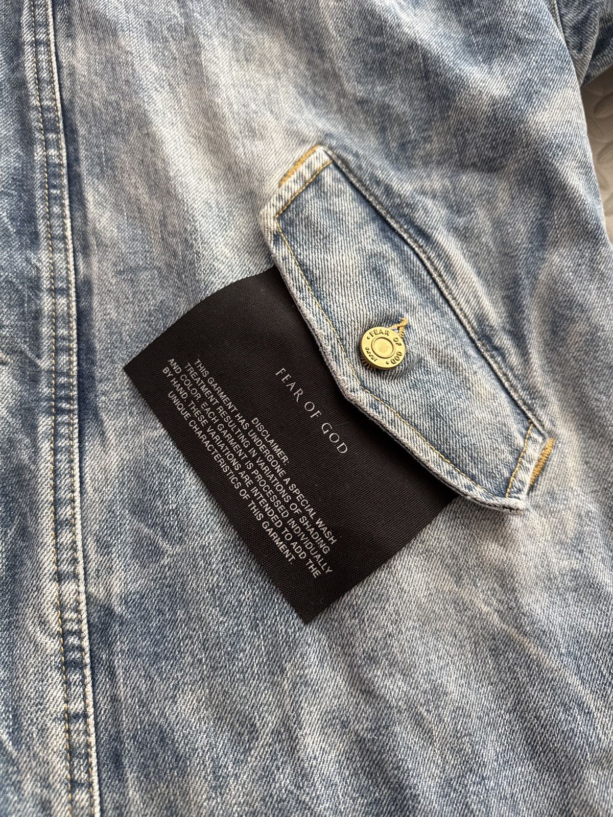 Fear of God Fear of god denim coat Size US XL / EU 56 / 4 - 5 Thumbnail