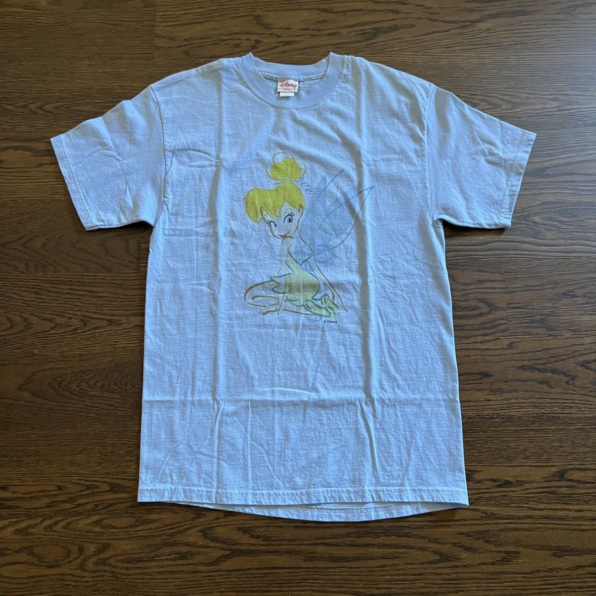 Disney Vintage Disney Peter Pan Tinker Bell sitting shirt Size US L / EU 52-54 / 3 - 1 Thumbnail