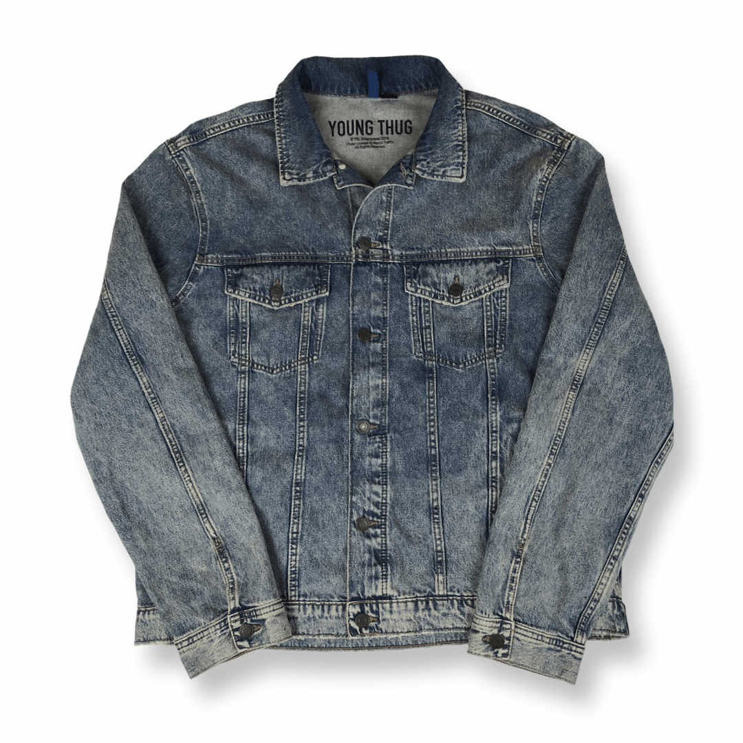 H M Streetwear Young Thug Young Thug Denim Jacket H M Y2K Tour Vintage Rap Grailed