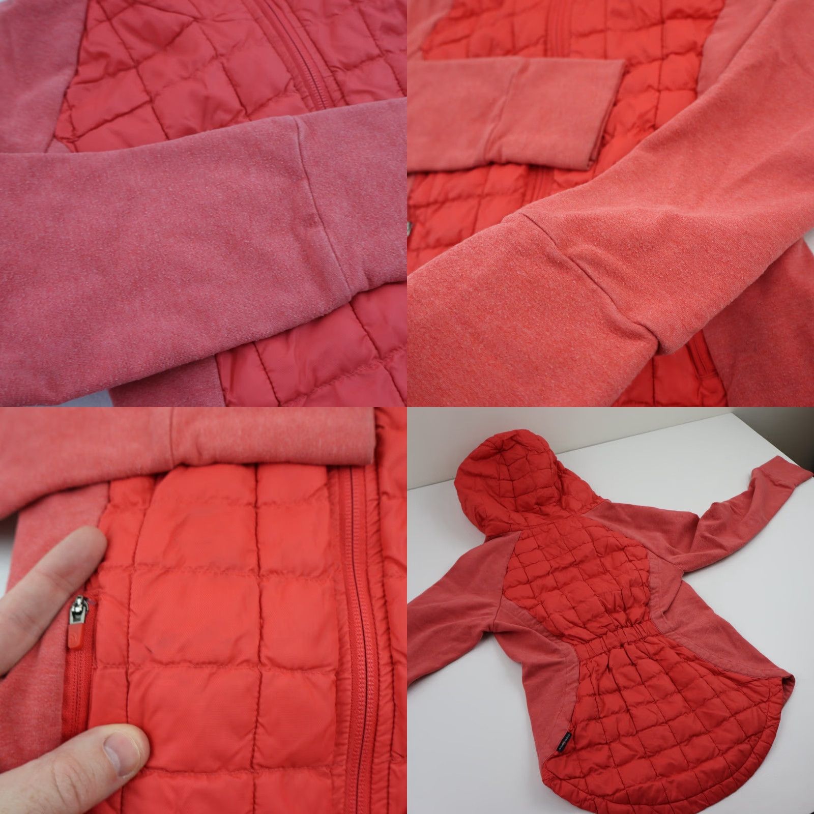 The North Face The North Face Endeavor Puffer Jacket Womens XS Pink Thermoball Hooded Slim Zip Pocket Windproof Size XS / US 0-2 / IT 36-38 - 8 Thumbnail