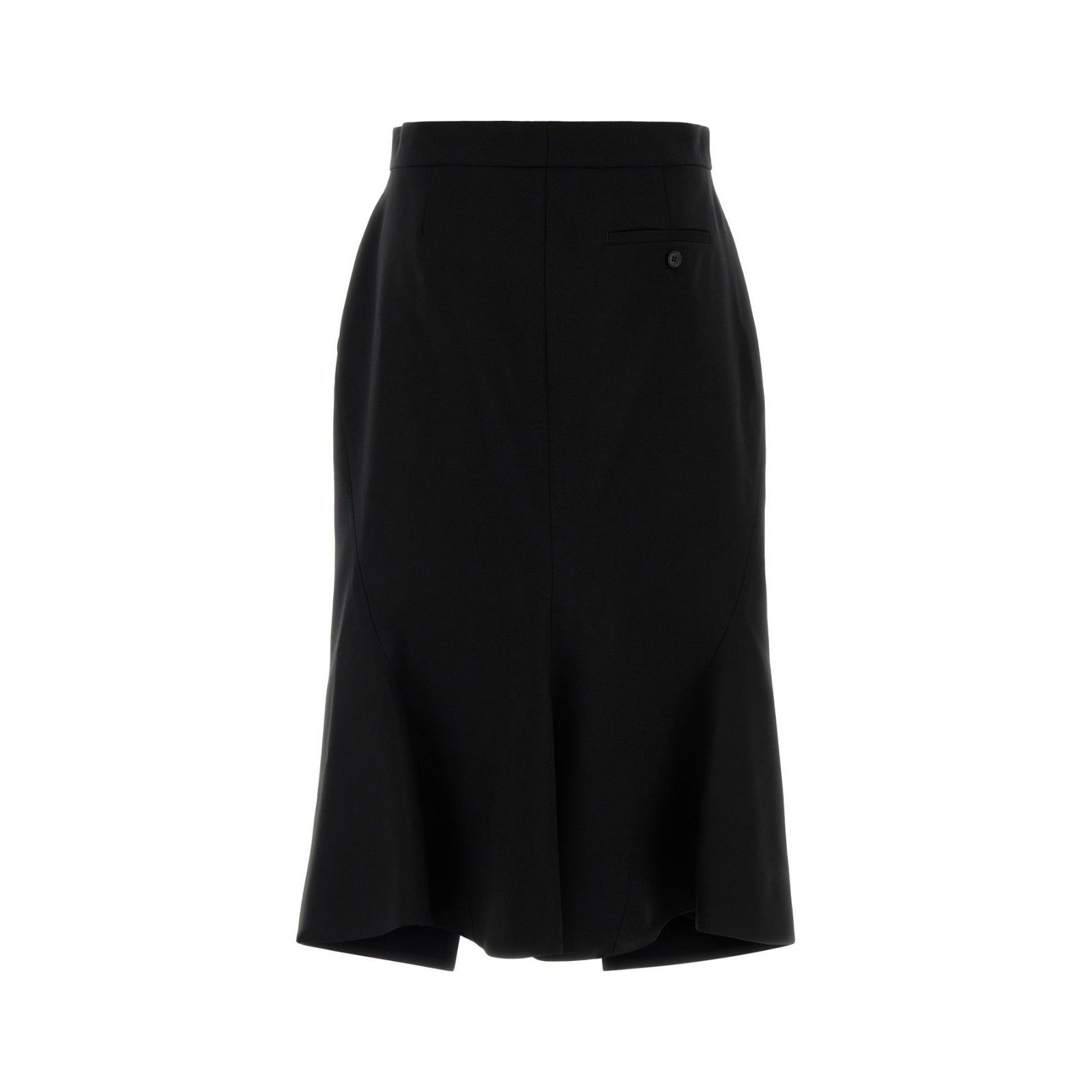 Alexander McQueen ALEXANDER MCQUEEN Black Stretch Wool Skirt New & Authentic ( Size 27" / US 4 / IT 40 - 2 Thumbnail
