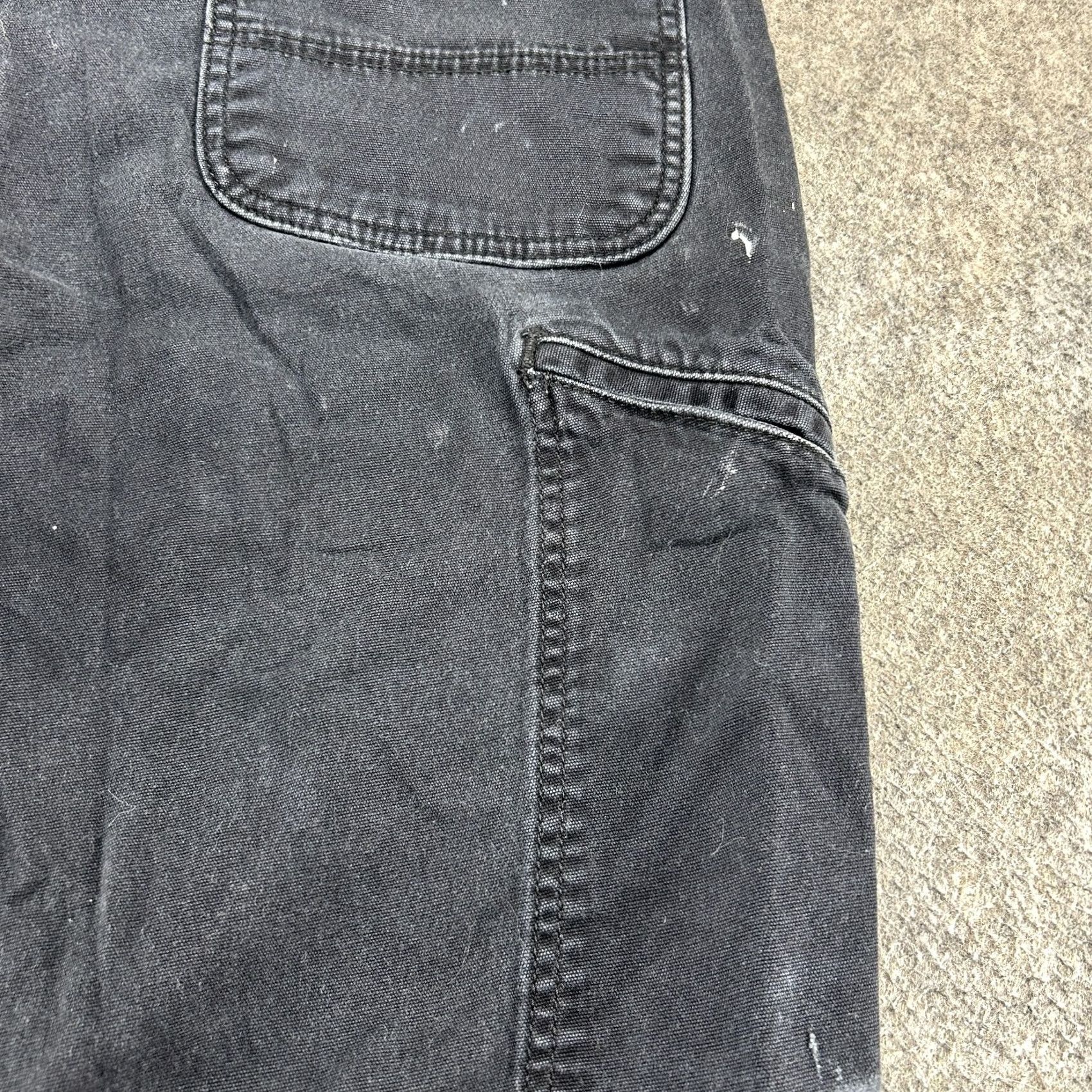 Carhartt VINTAGE Carhartt Pants Men 36x30 Black Carpenter Relaxed Fit Rugged Flex Heavy Canvas Size US 36 / EU 52 - 5 Thumbnail