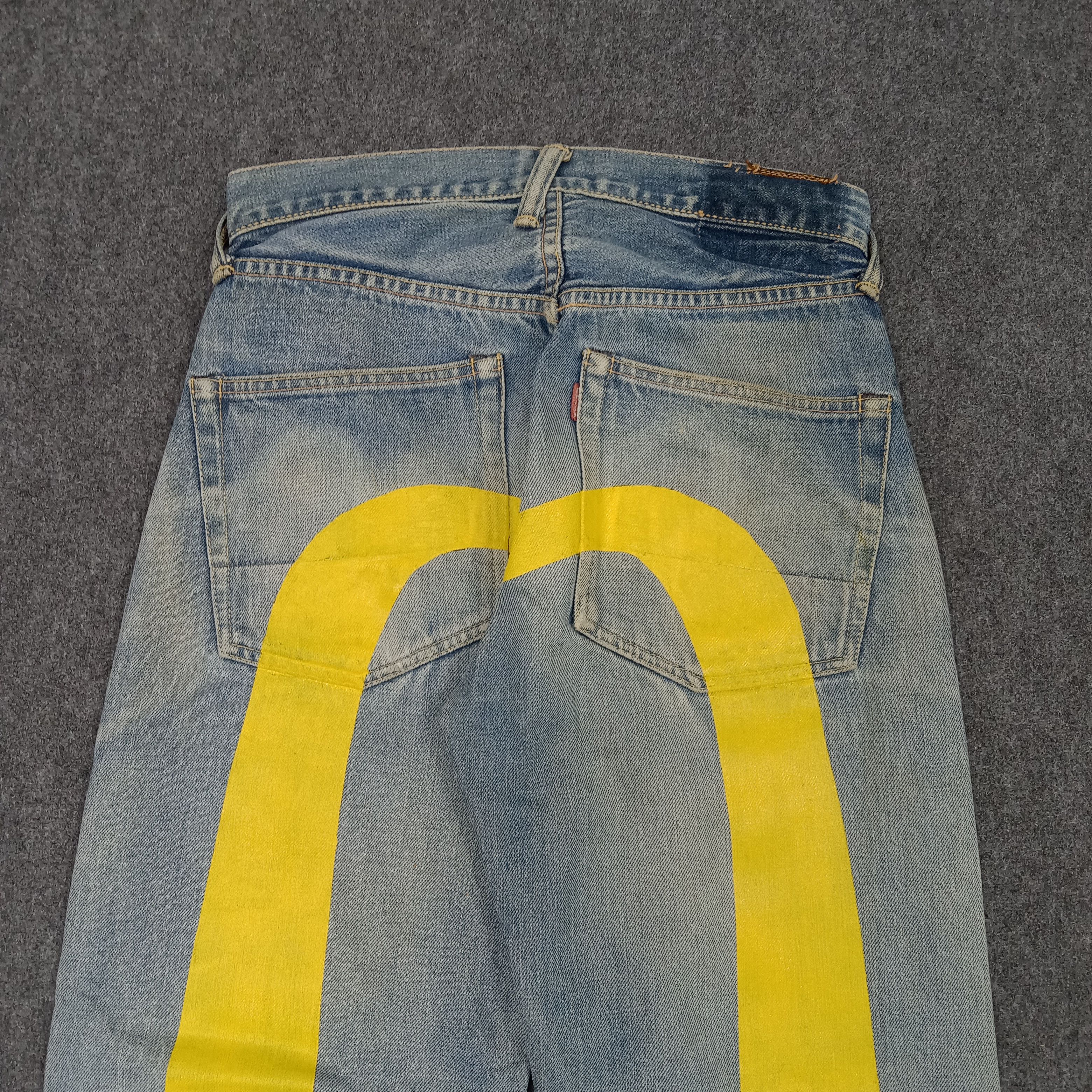 Evisu × Japanese Brand × Vintage Evisu Selvedge Japanese Brand Daicock Custom Denim Jeans Size US 27 - 2 Thumbnail