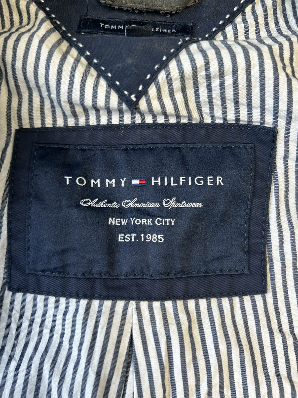 Japanese Brand × Tommy Hilfiger TOMMY HILFIGER BUTTON UP LONG JACKET Size XL / US 12-14 / IT 48-50 - 6 Thumbnail