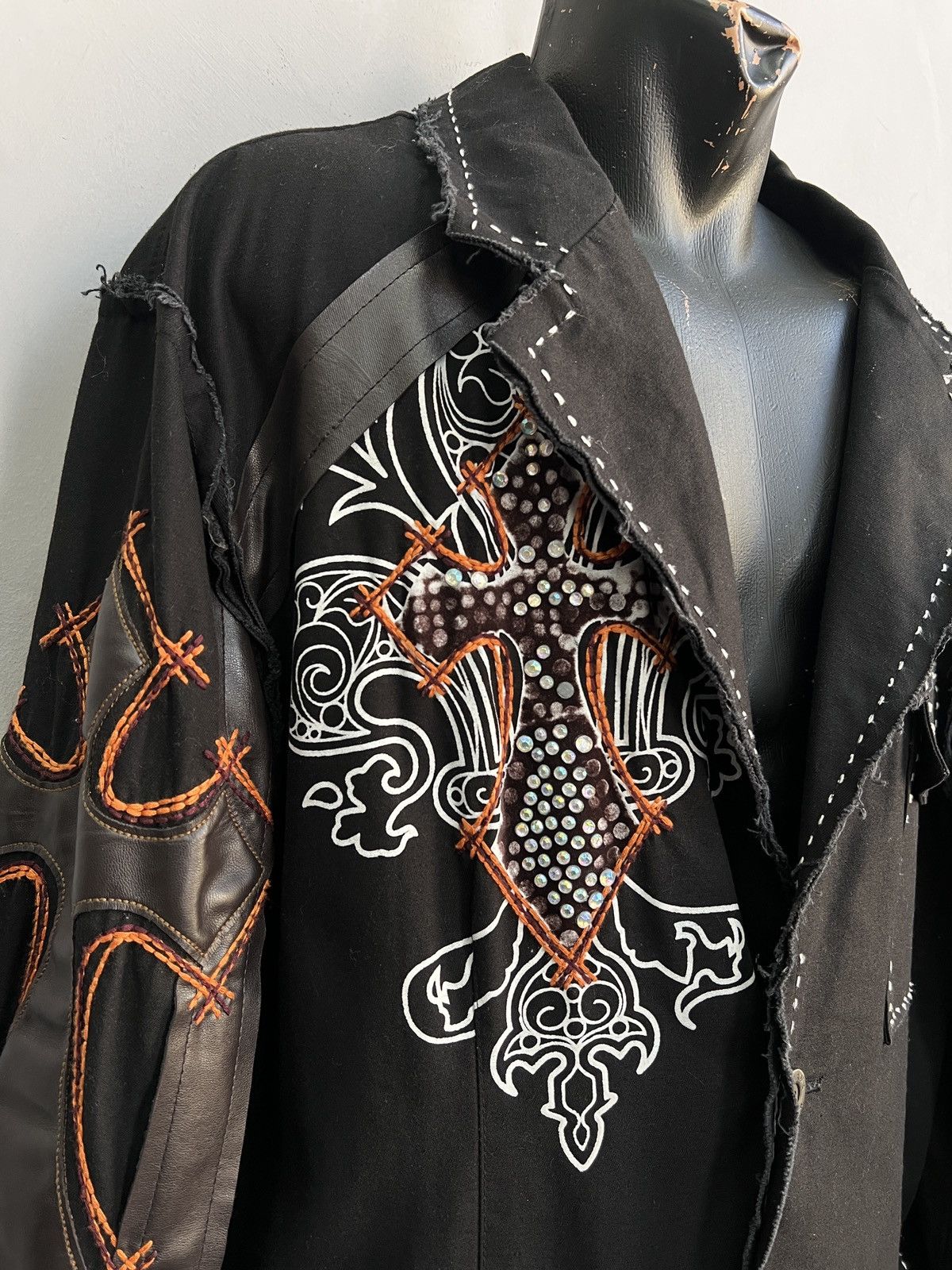 PPFM Rare stitching hysteric glamour style cotton blazer jacket Size US L / EU 52-54 / 3 - 3 Thumbnail