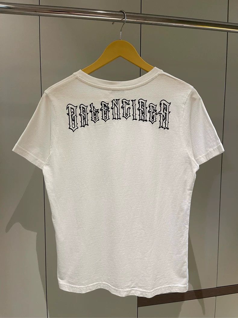 Balenciaga Balenciaga embroidered logo on the back short sleeves 2502 Size US L / EU 52-54 / 3 - 1 Thumbnail
