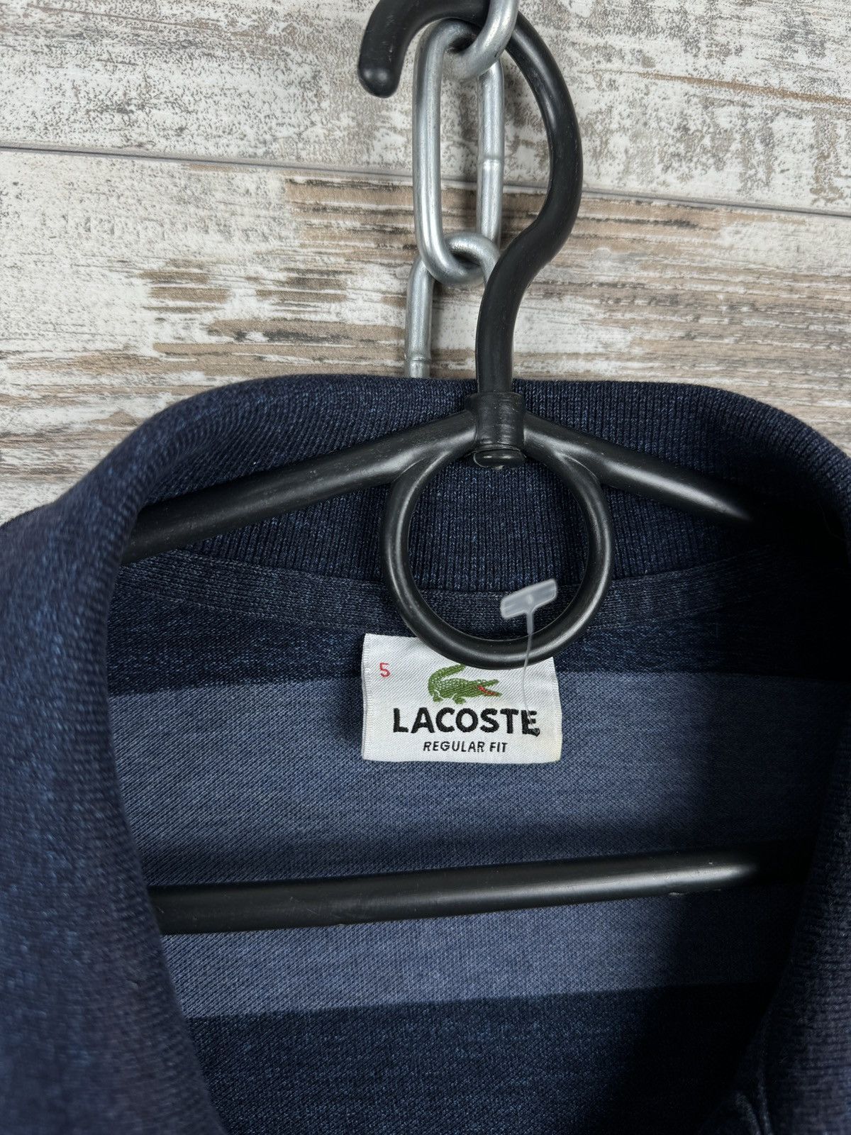 Lacoste × Vintage Mens Vintage Lacoste striped longsleeve T-shirt sweatshirt Size US L / EU 52-54 / 3 - 7 Thumbnail