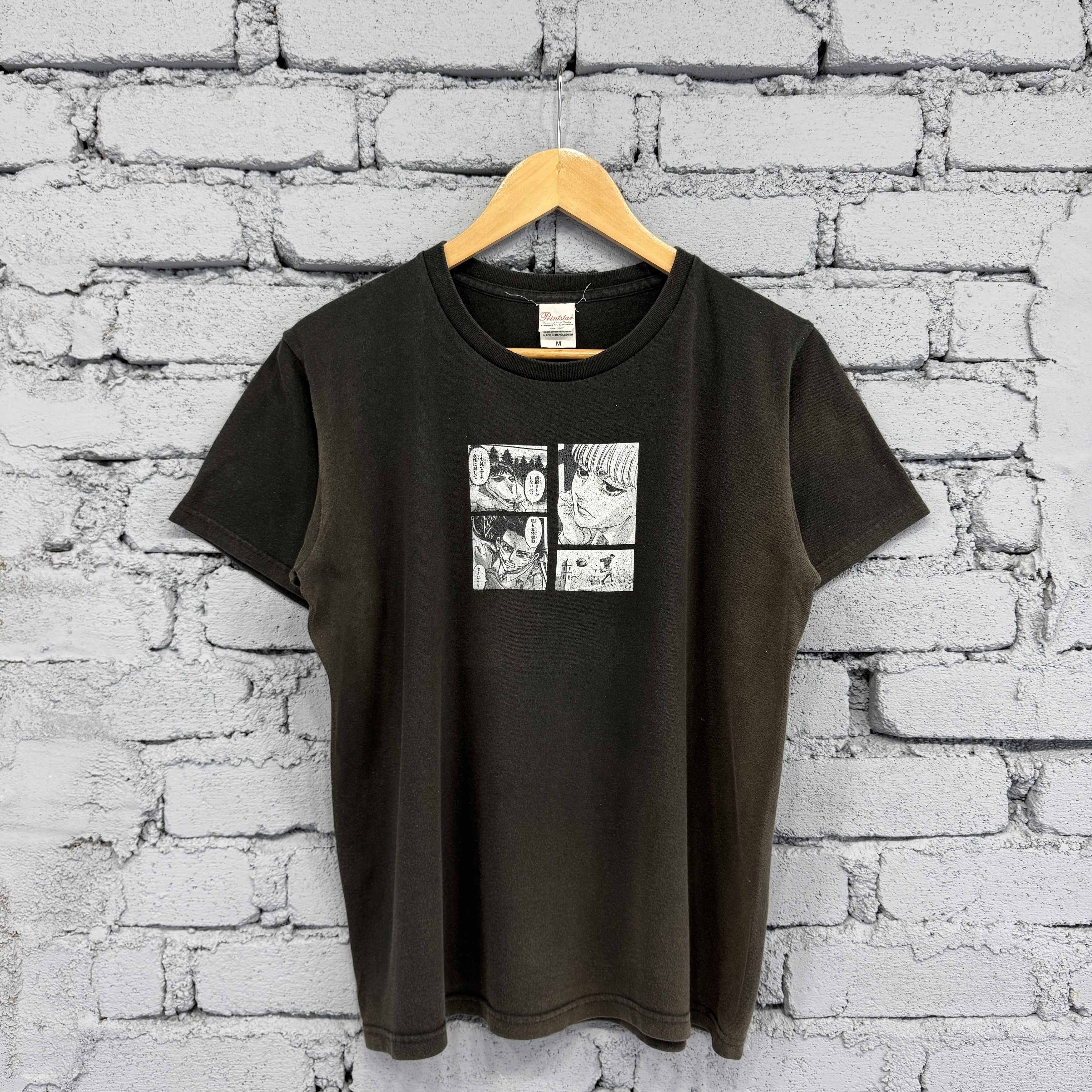 Anime Vintage Anime Japan Comic Graphic Print Sunfaded Tshirt Size US M / EU 48-50 / 2 - 1 Thumbnail