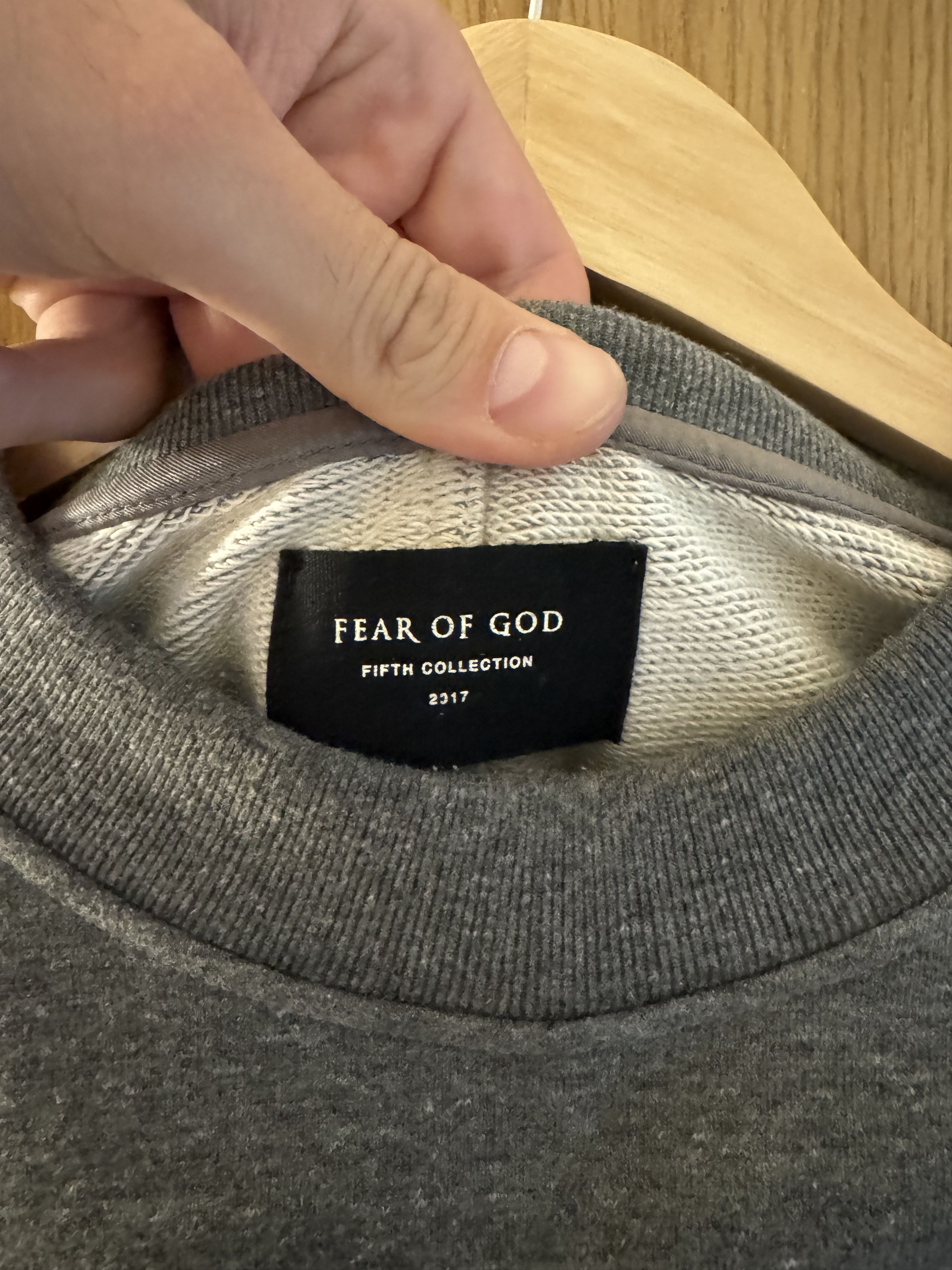 Fear of God Fear of god heavy terry crewneck 5th collection Size US M / EU 48-50 / 2 - 3 Thumbnail