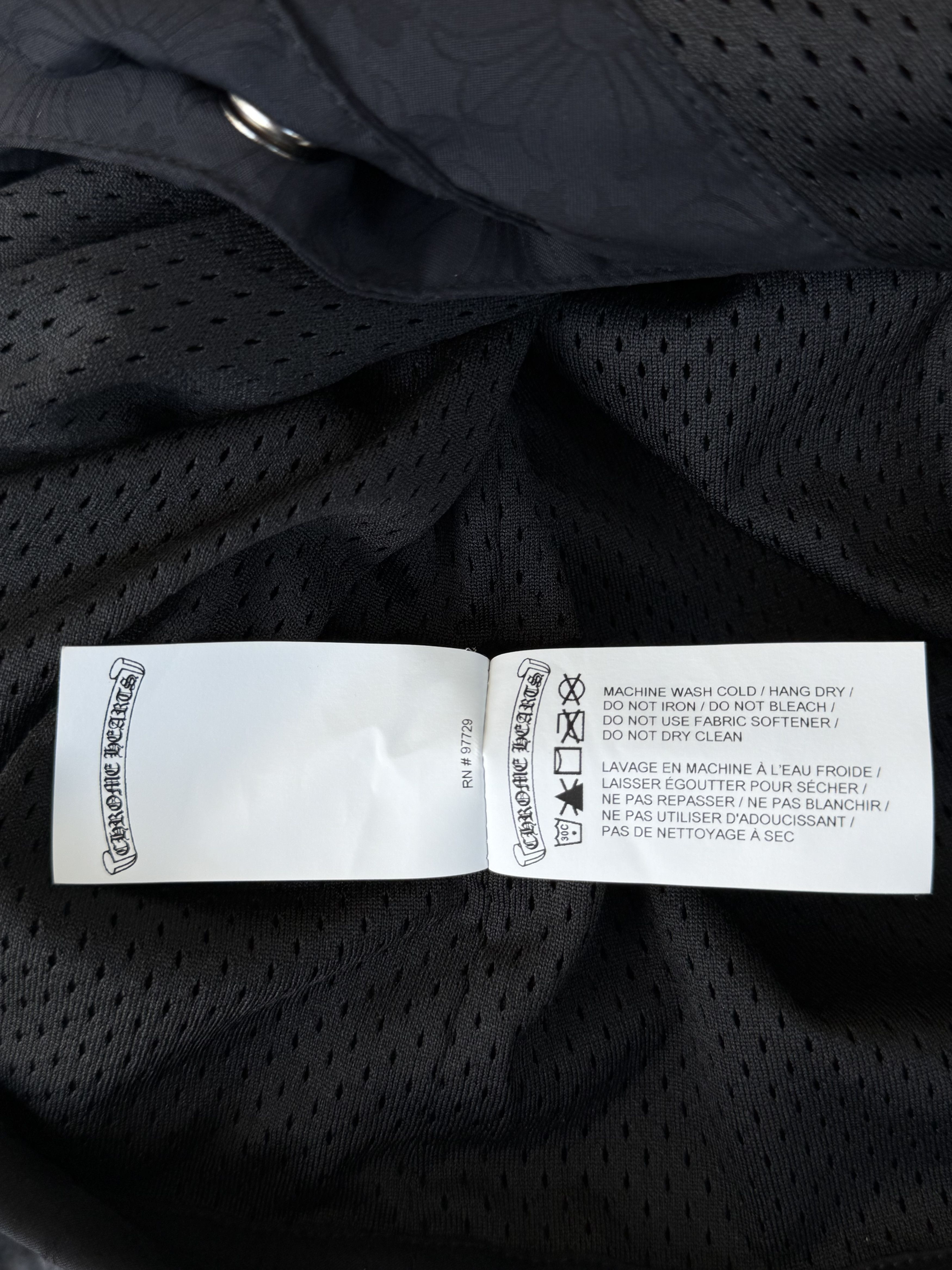 Chrome Hearts Chrome Hearts Black Cross Jacquard Eyechart Coach Jacket Size US M / EU 48-50 / 2 - 5 Thumbnail