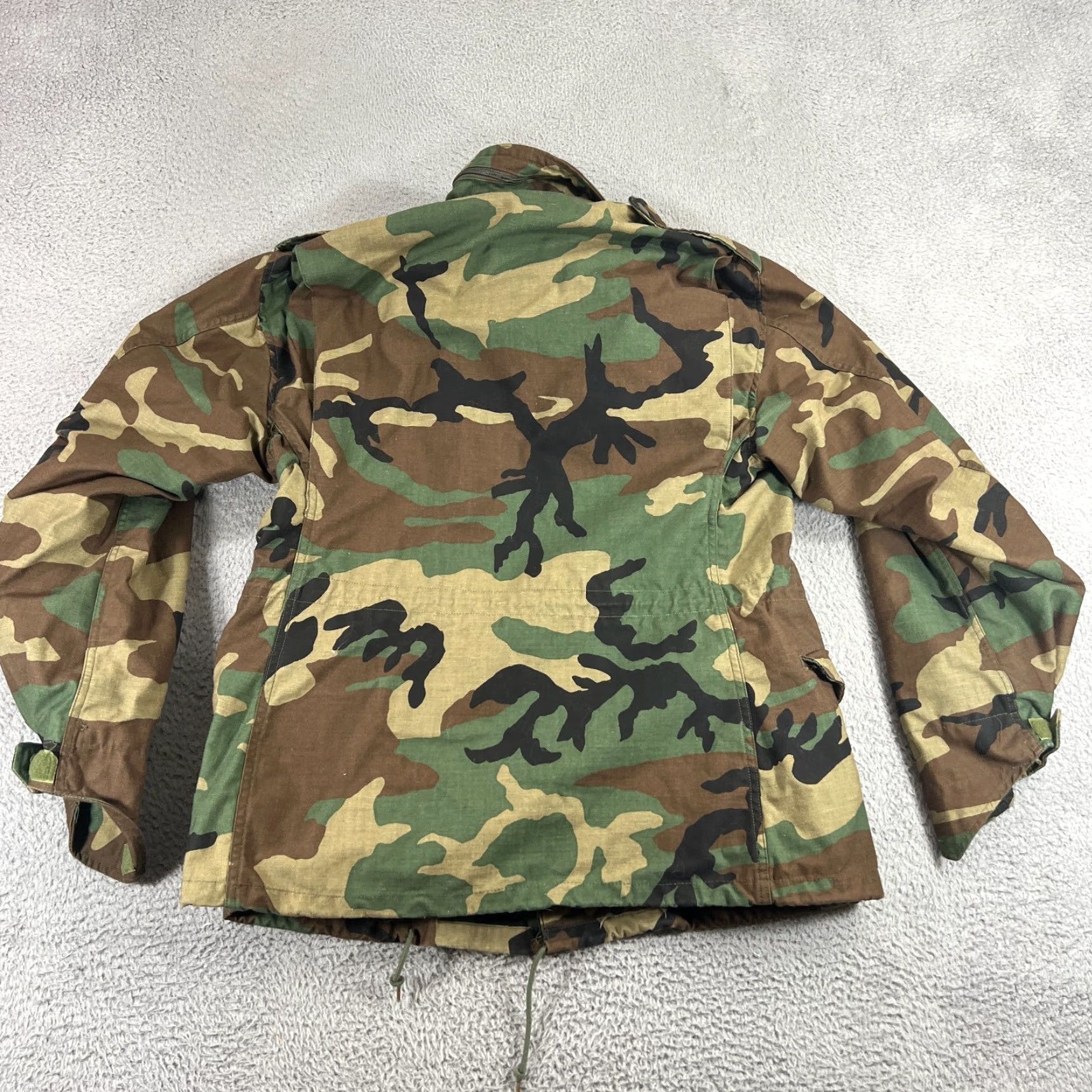 Alpha Industries VINTAGE Alpha Industries Field Jacket Coat M65 Woodland Camo Medium Reg Military Size US M / EU 48-50 / 2 - 7 Thumbnail