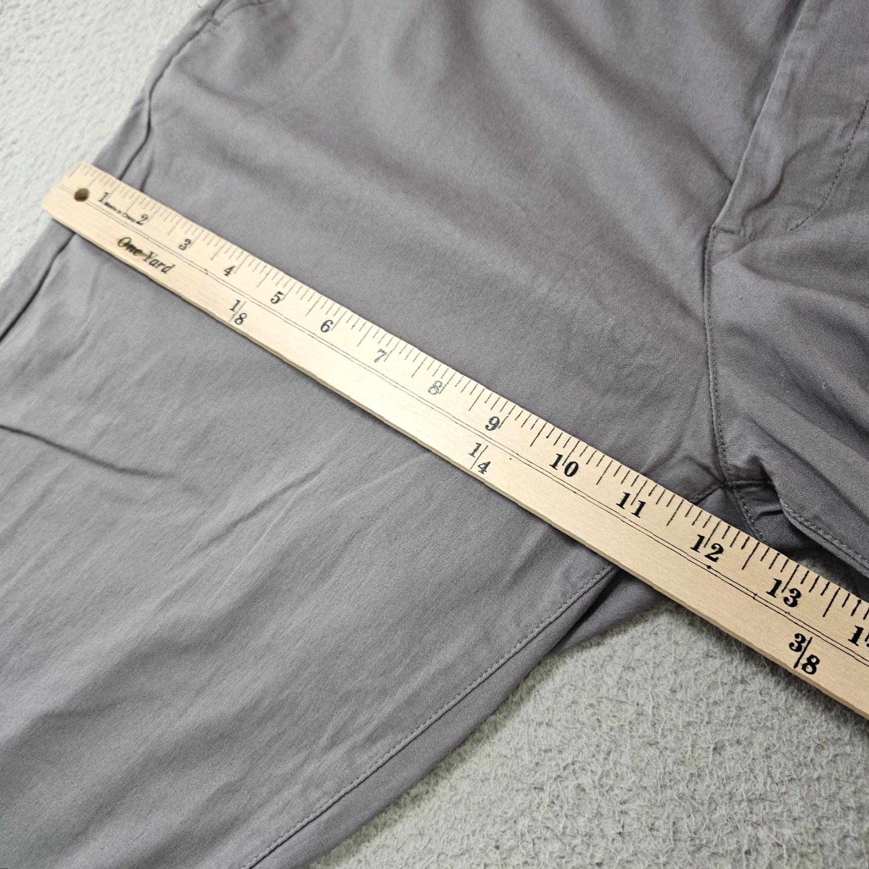 Vintage VINTAGE Birddogs Pants Mens 34x30 Gray Chino Stretch Built-In Liner Performance Casual Mens Slim Fit Pants Size US 34 / EU 50 - 5 Thumbnail