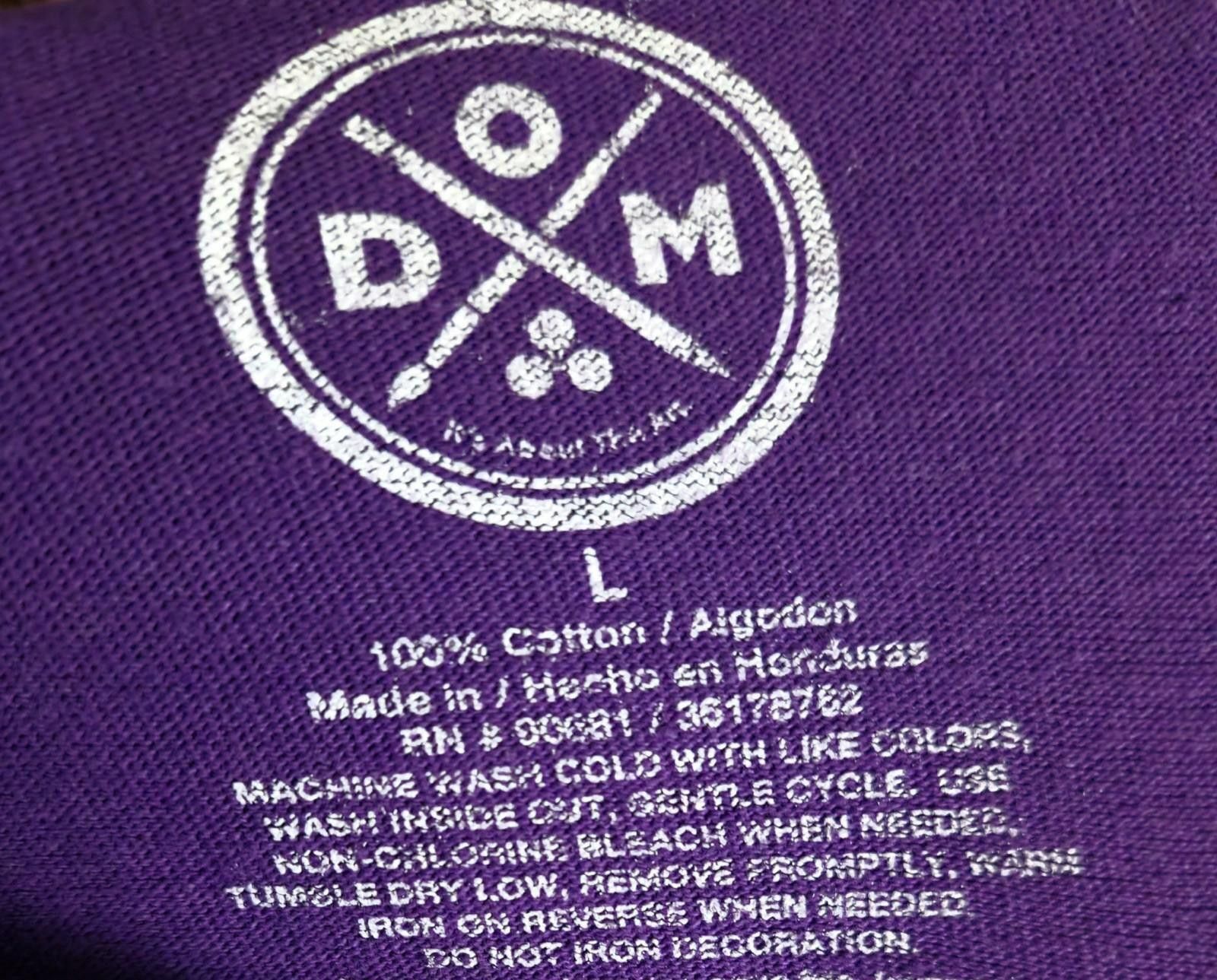 Damir Doma DOM Purple Have a Magical Day” Frog Mushroom Psychedelic #1 Size US L / EU 52-54 / 3 - 4 Thumbnail