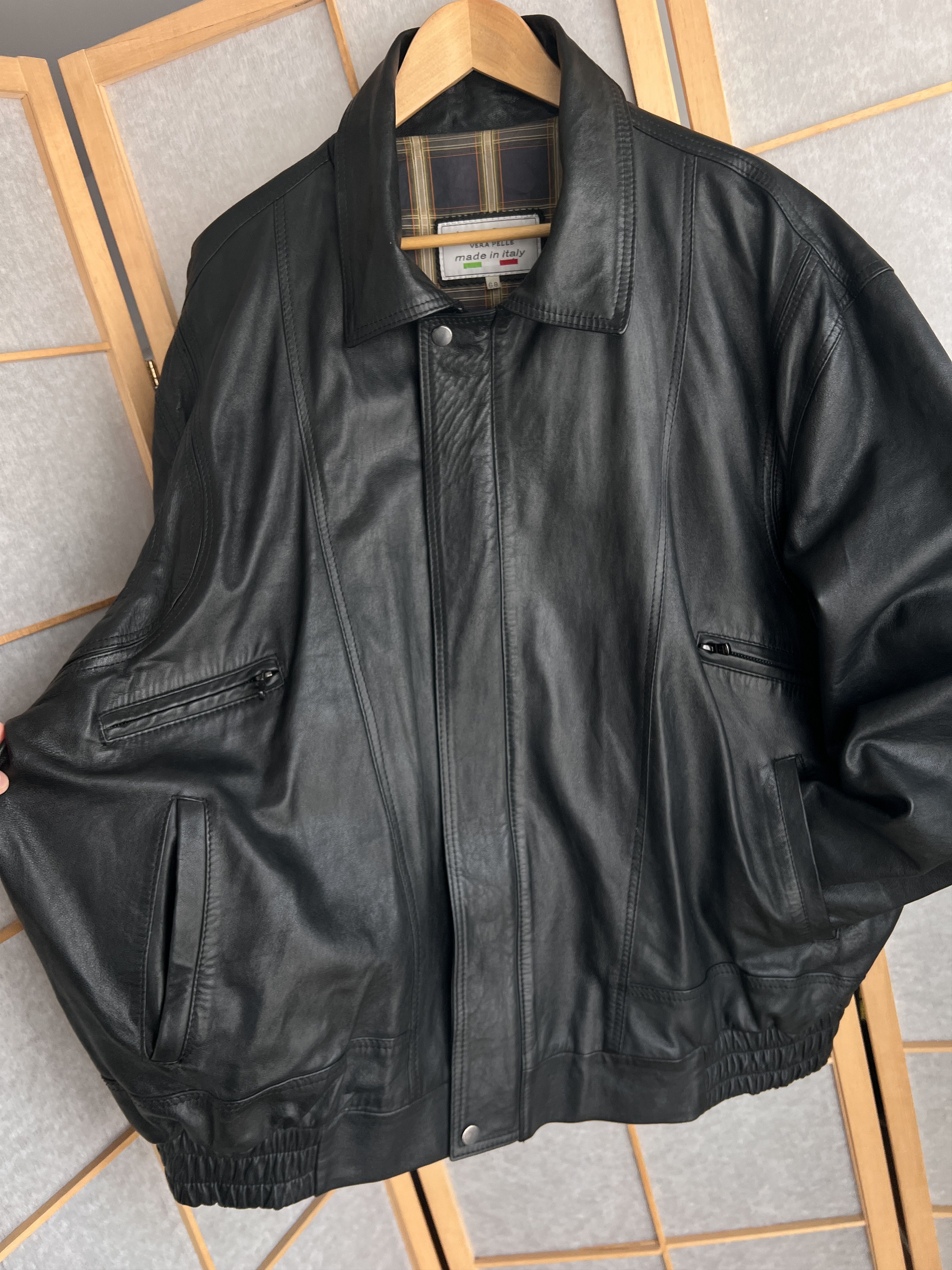 Hysteric Glamour Japanese shine leather jacket 2000s rick owens kapital style Size US XXL / EU 58 / 5 - 4 Thumbnail