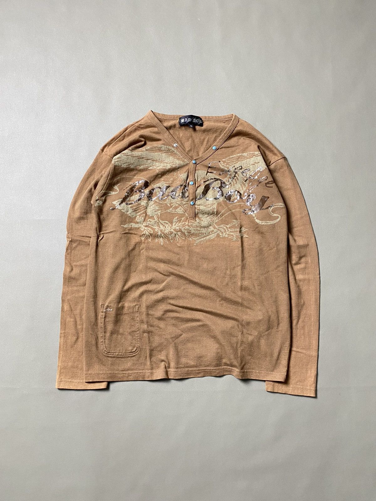 Hysteric Glamour × If Six Was Nine × Japanese Brand Bad Boy Poem Rock Longsleeve Size US M / EU 48-50 / 2 - 1 Thumbnail