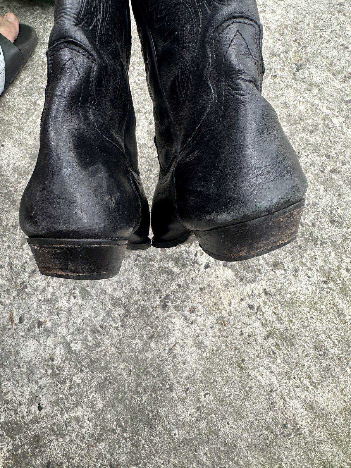 Sancho Boots Vintage Cowboy Joe Sanchez Leather High Boots Streetwear USA Size US 9 / EU 42 - 5 Thumbnail