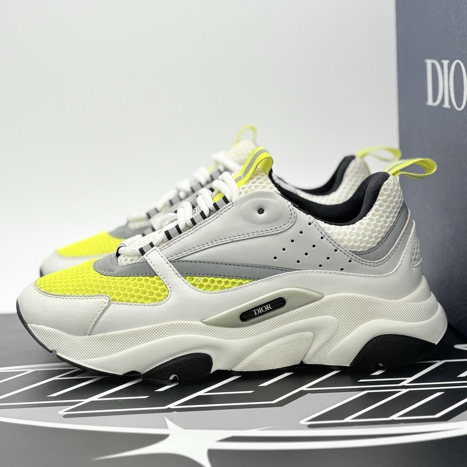 Dior Dior B22 ' White Yellow ' | GREAT CONDITION! Size US 7 / EU 40 - 1 Thumbnail