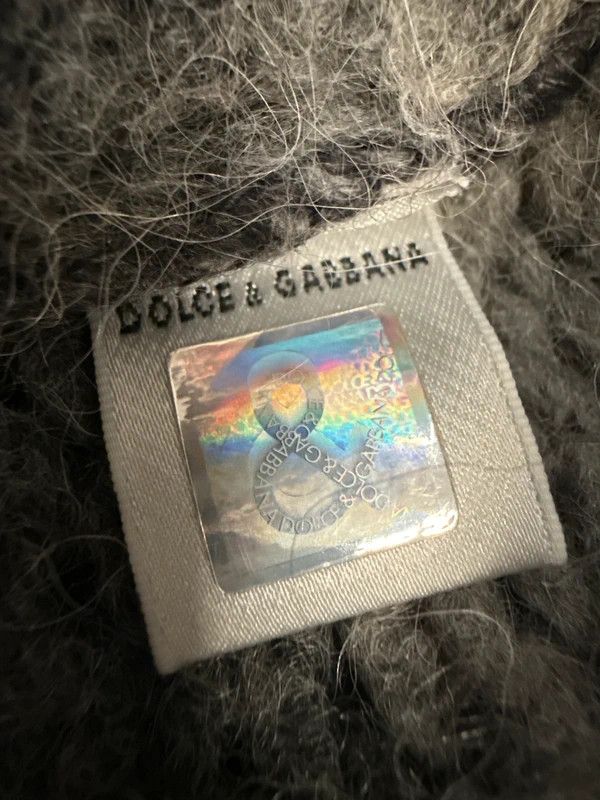 Dolce & Gabbana Dolce & Gabbana Gradient Grey Striped V-Neck Sweater Size S / US 4 / IT 40 - 6 Thumbnail