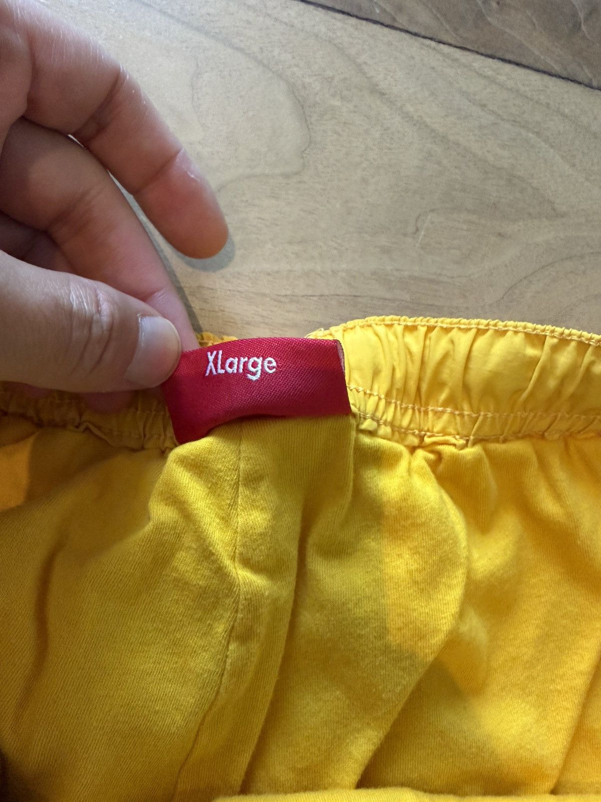 Supreme Supreme Logo Track Pants Yellow Black Size US 36 / EU 52 - 4 Thumbnail