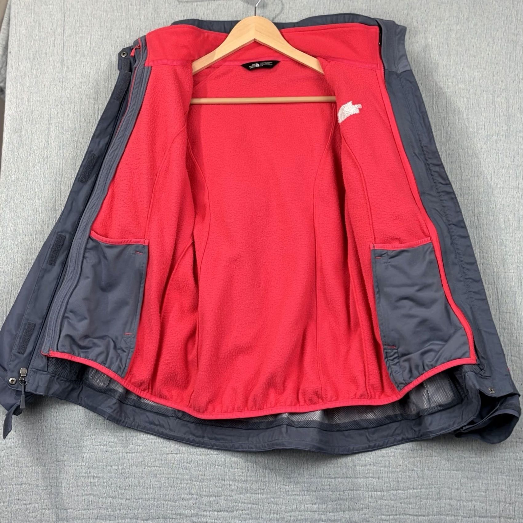 The North Face The North Face Women’s Dry Vent 3-in-1 Jacket Hoodie Gray Pink Ski Snowboarding Womens S Size S / US 4 / IT 40 - 5 Thumbnail
