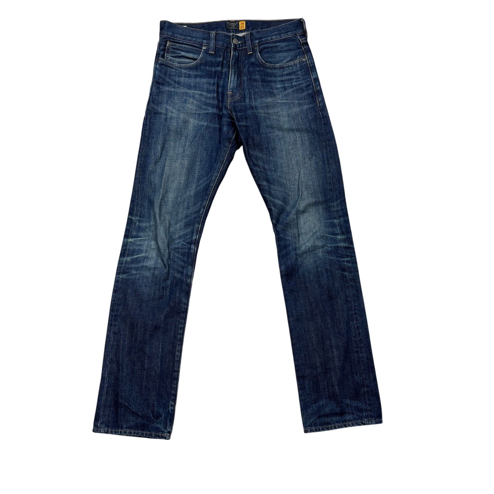 J.Crew J. Crew 770 Kaihara Denim Japanese Straight Leg Jeans 29x32 Size US 29 - 1 Thumbnail