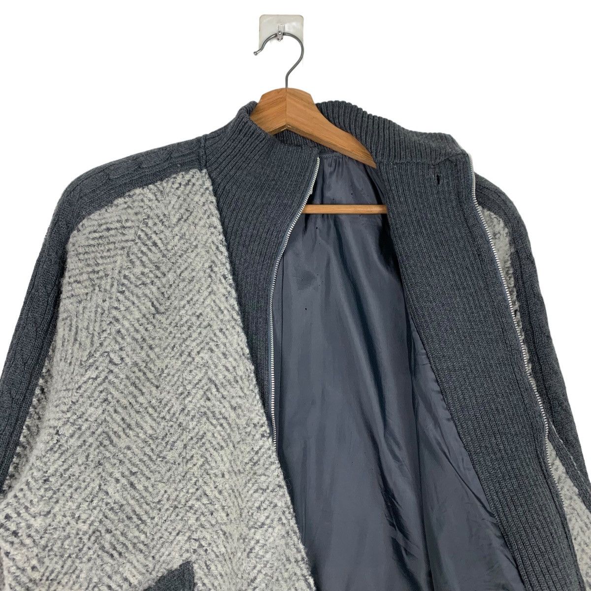 Japanese Brand GROVE Soft Sport Double Layer Wool Jacket #0293-C13 Size US M / EU 48-50 / 2 - 11 Thumbnail