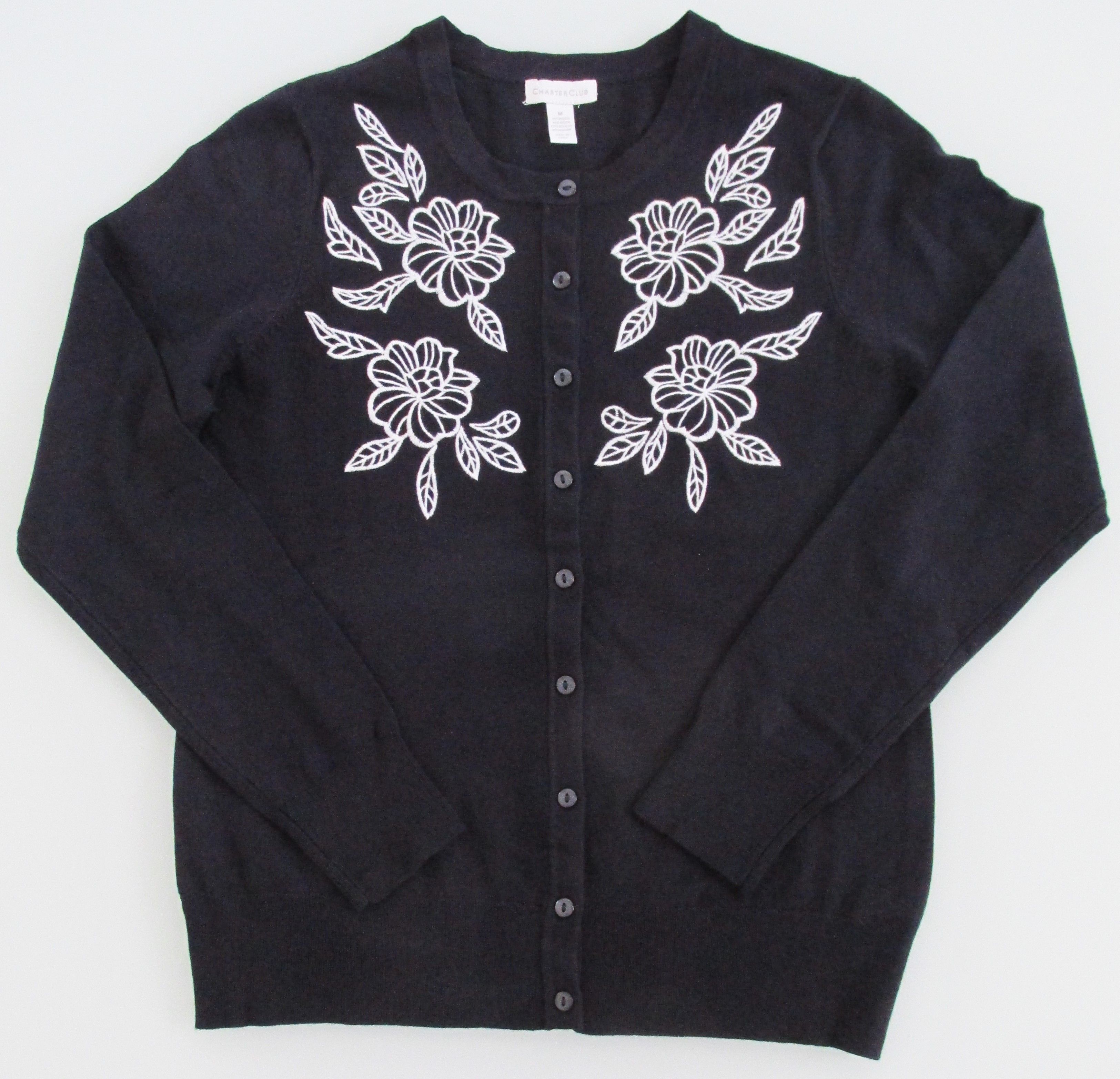 Charter Club Charter Club Women's Cotton Cardigan Sweaters Size Medium Size M / US 6-8 / IT 42-44 - 1 Thumbnail