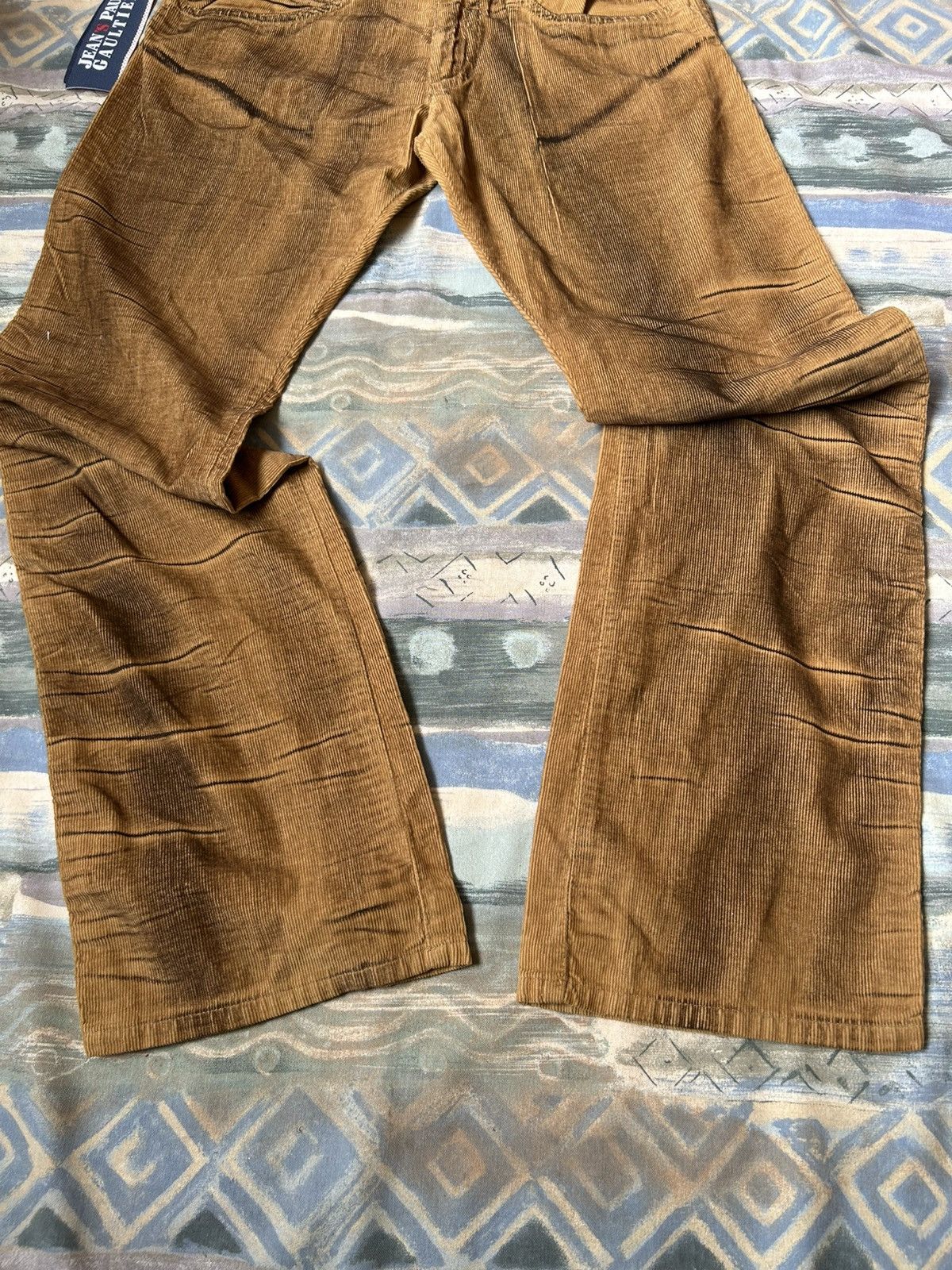 Jean Paul Gaultier × Vintage NWT Jean Paul Gaultier Brown Corduroy Women’s Pants Size 32" / US 10 / IT 46 - 3 Thumbnail