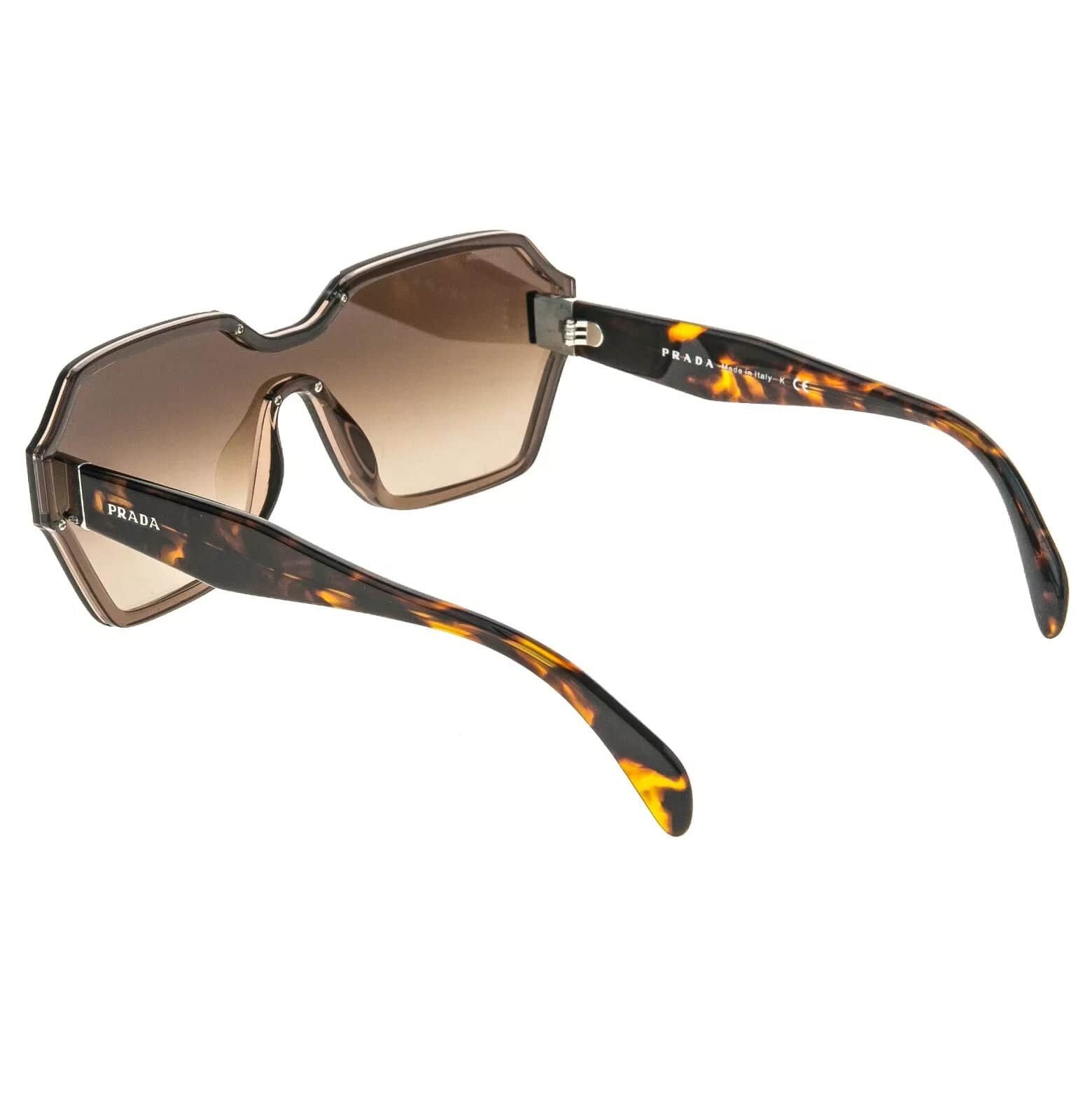 Prada PRADA HIDE PR15TS Shield Fashion Bold Sunglasses 15T Size ONE SIZE - 8 Thumbnail