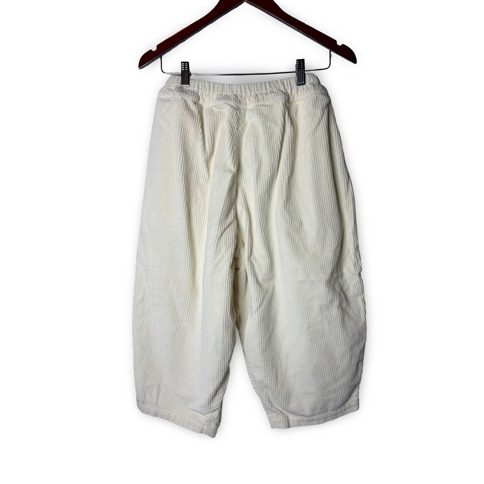Other Egg Trading London white corduroy baggy barrel short pants Size 26" / US 2 / IT 38 - 3 Thumbnail