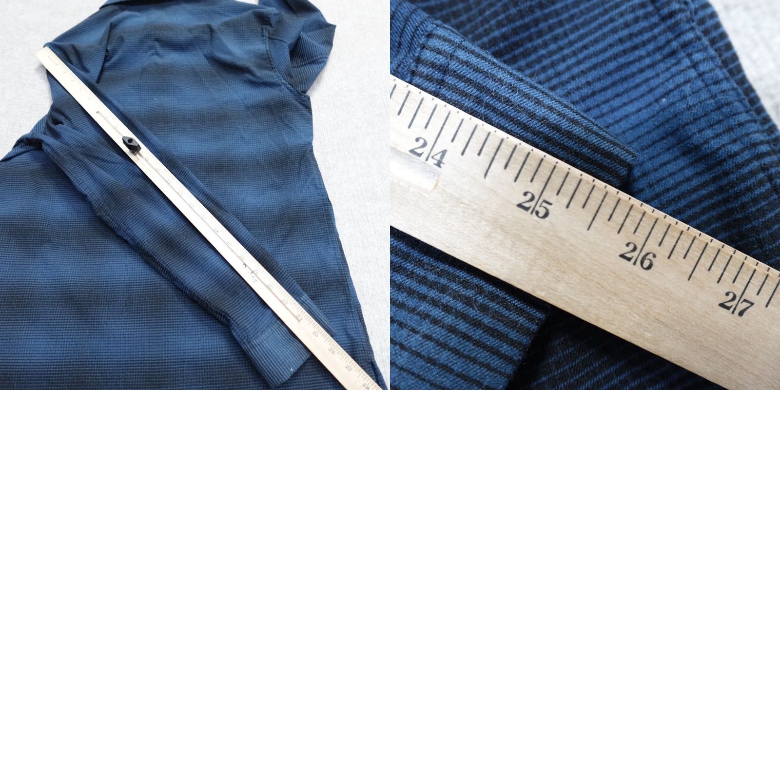Lululemon Lululemon Shirt M Blue Striped Flannel Button-Up Long Sleeve Mens M Size US M / EU 48-50 / 2 - 8 Thumbnail