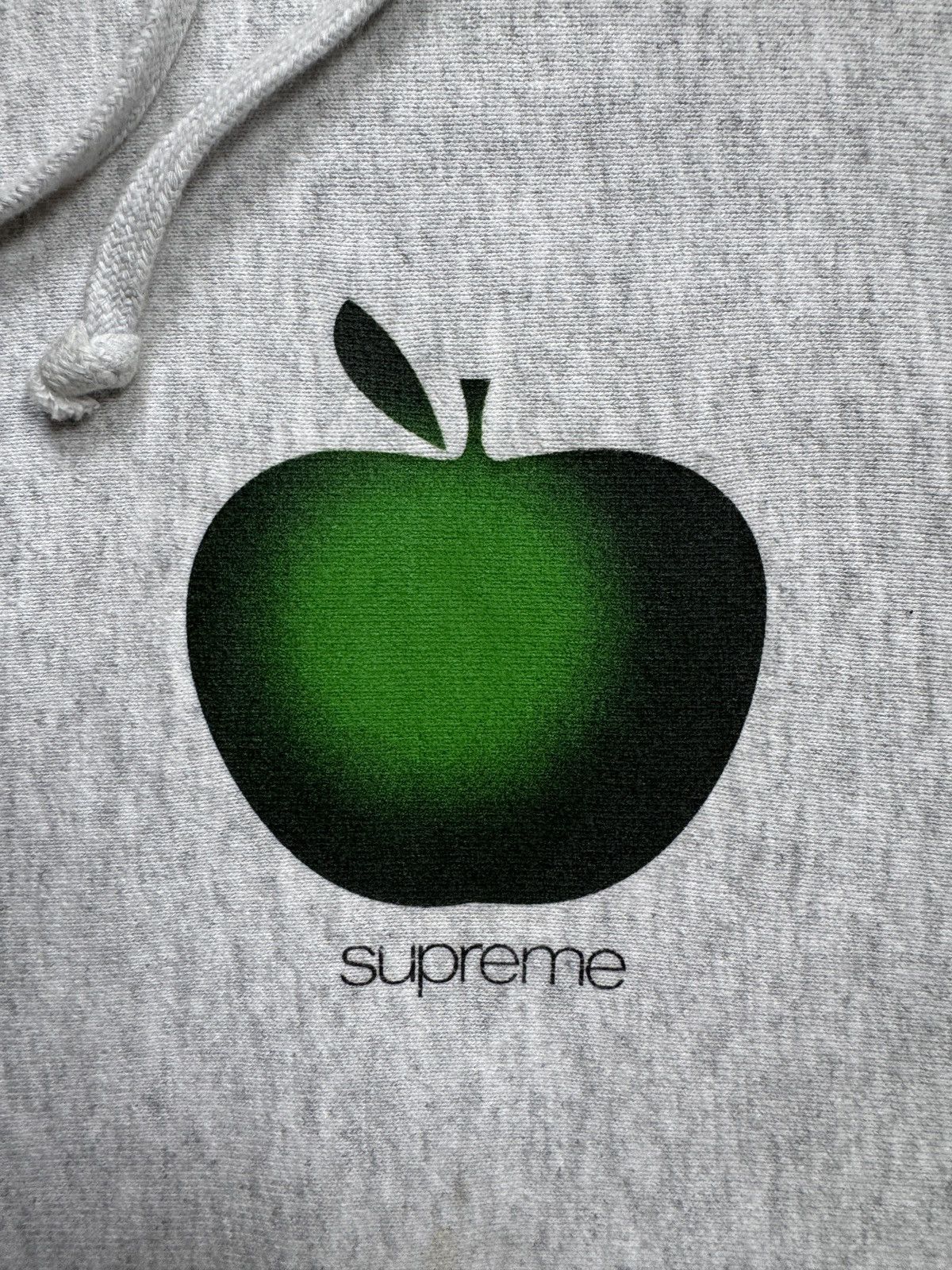 Supreme SS19 Supreme Apple Hooded Sweatshirt Ash Grey Medium Size US M / EU 48-50 / 2 - 4 Thumbnail