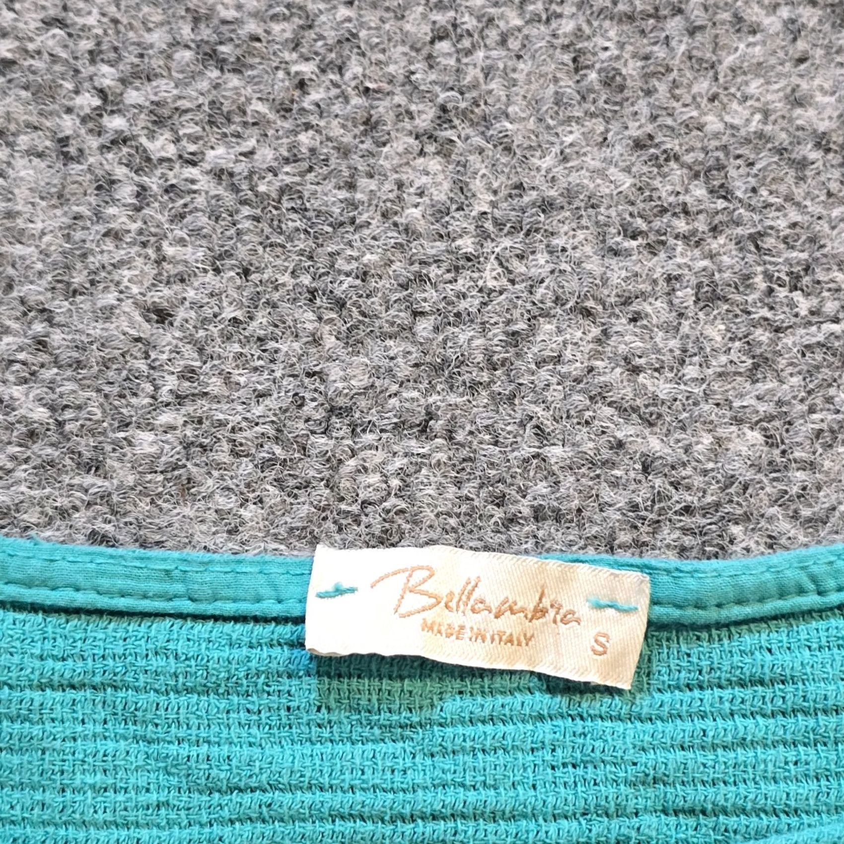 Vintage Bellambra Top Womens Size Small Green Linen Short Sleeve Casual Basic Shirt Size S / US 4 / IT 40 - 3 Thumbnail