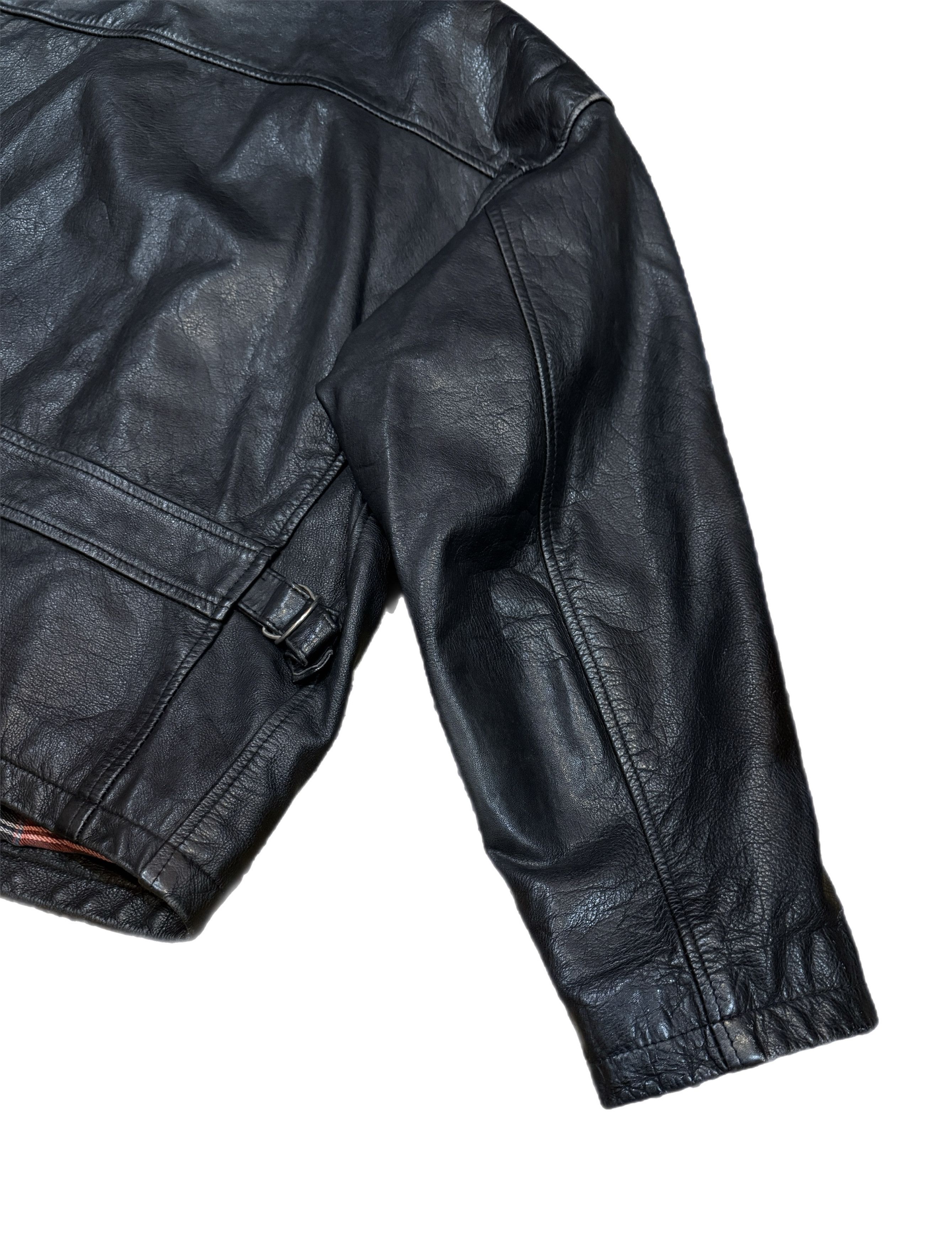 Vintage Rare Vintage Style 60s Leather Rider Jacket Size US M / EU 48-50 / 2 - 8 Thumbnail